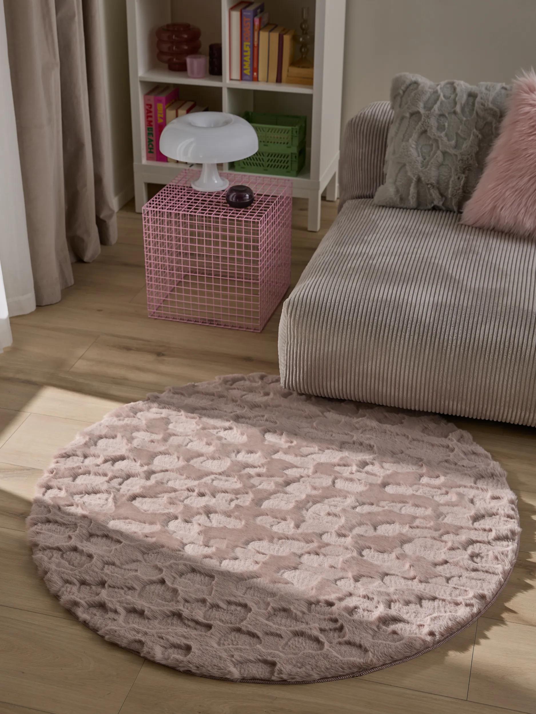 Fur Rug Immy Pink