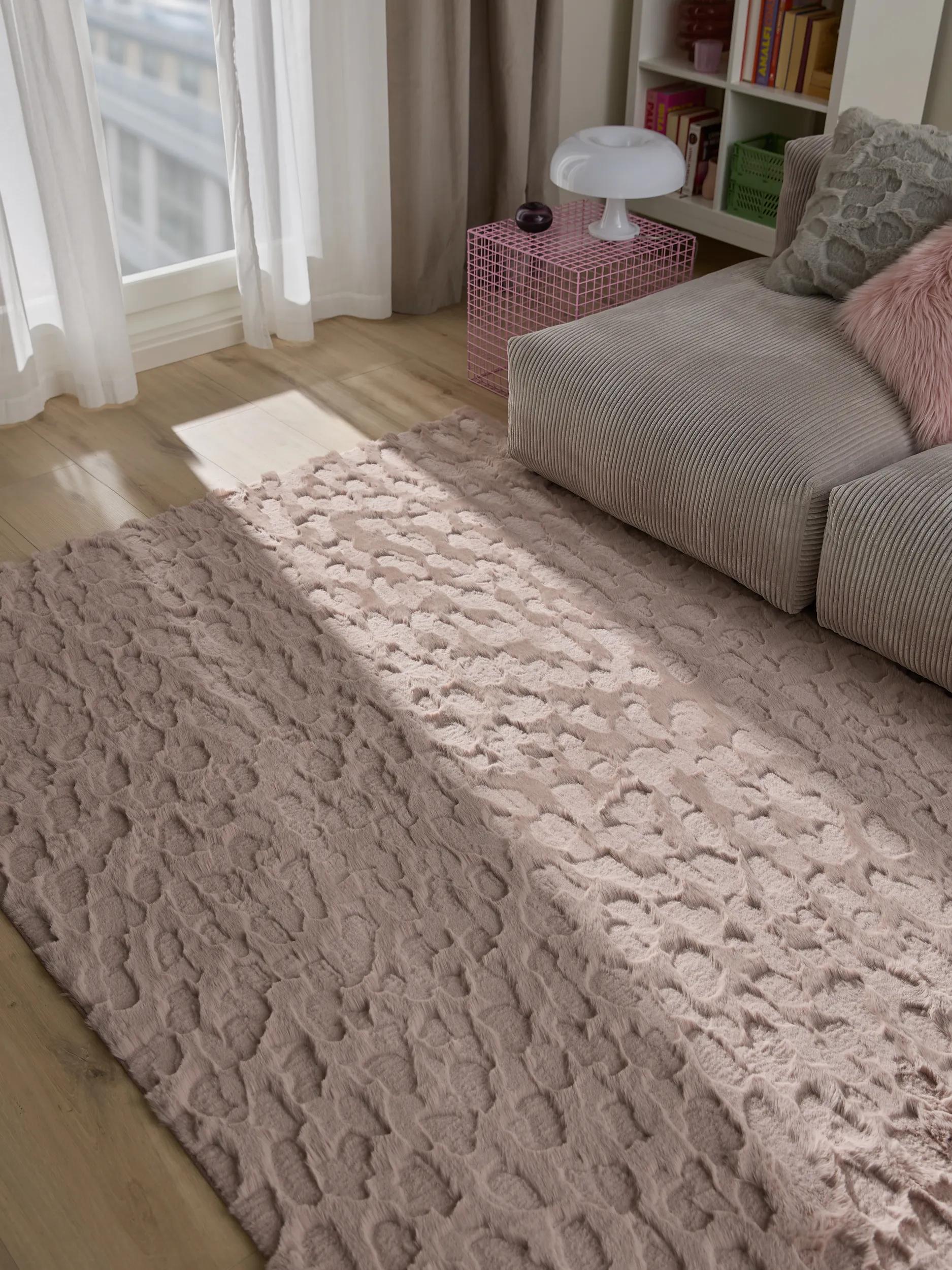 Fur Rug Immy Pink