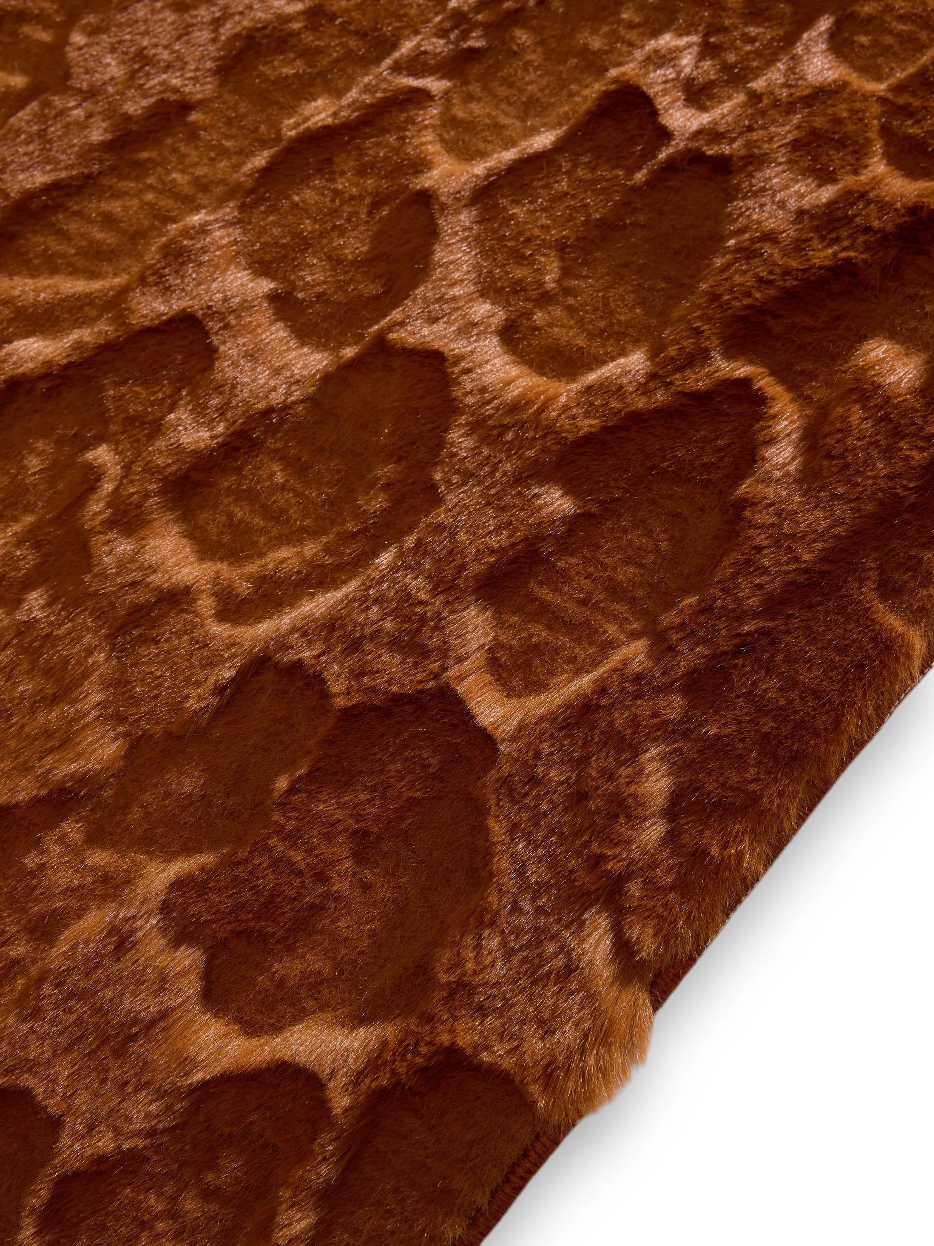 Fur Rug Immy Orange