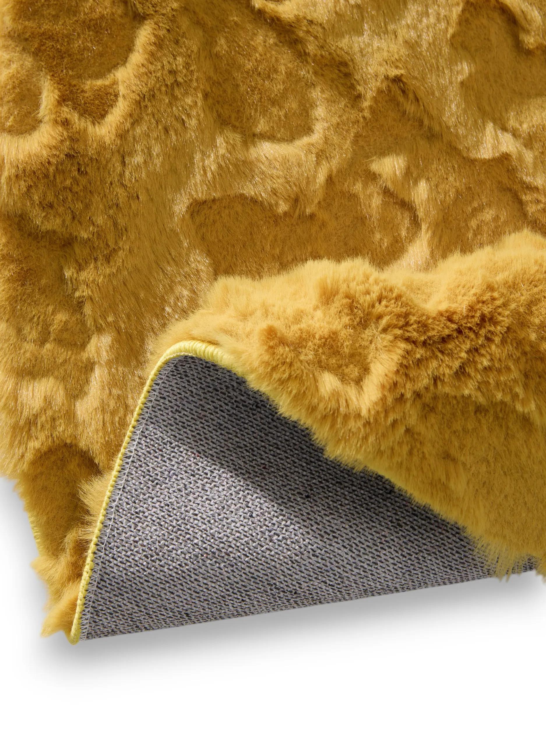 Fur Rug Immy Yellow