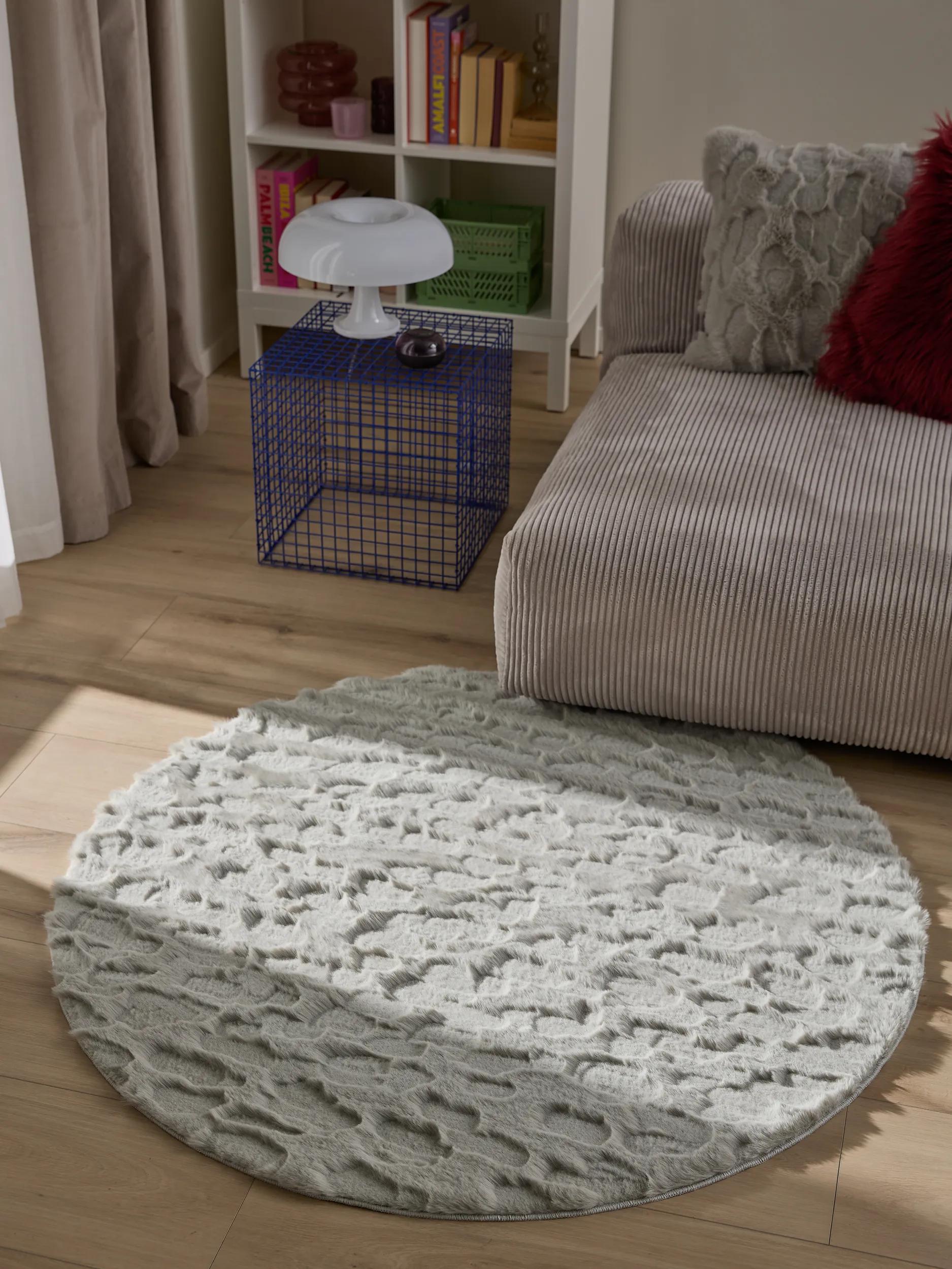 Fur Rug Immy Grey
