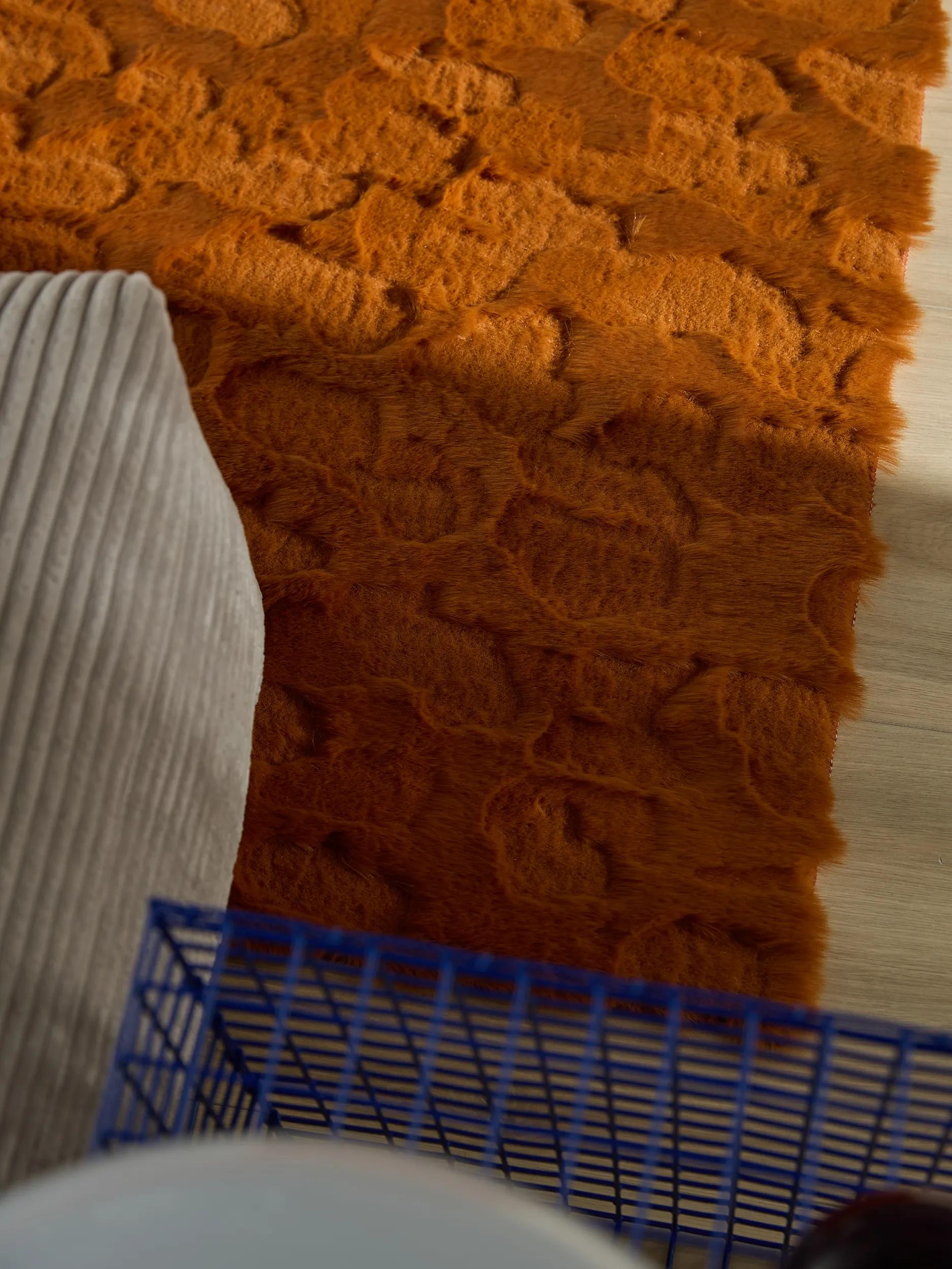 Fur Rug Immy Orange