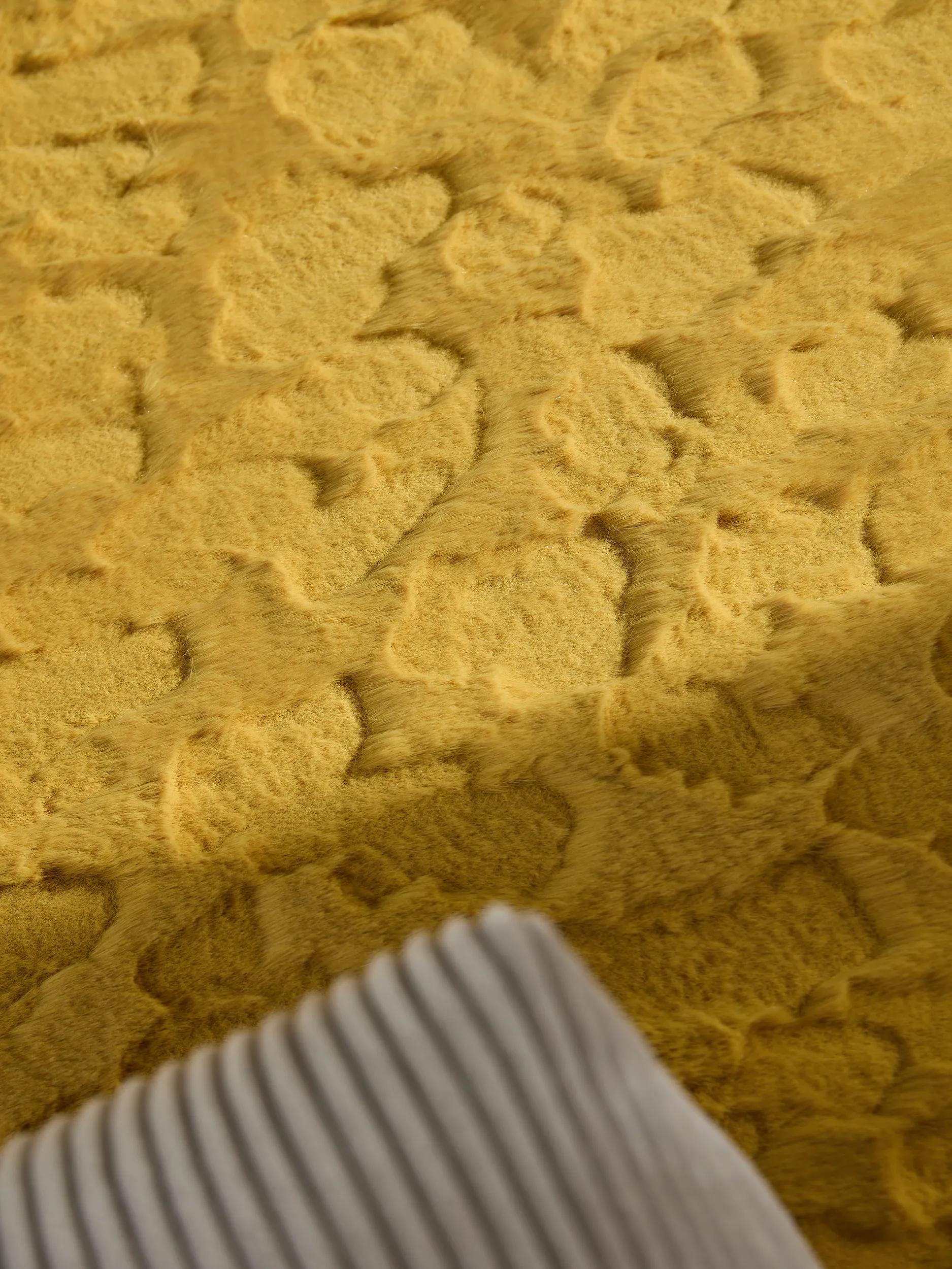 Fur Rug Immy Yellow