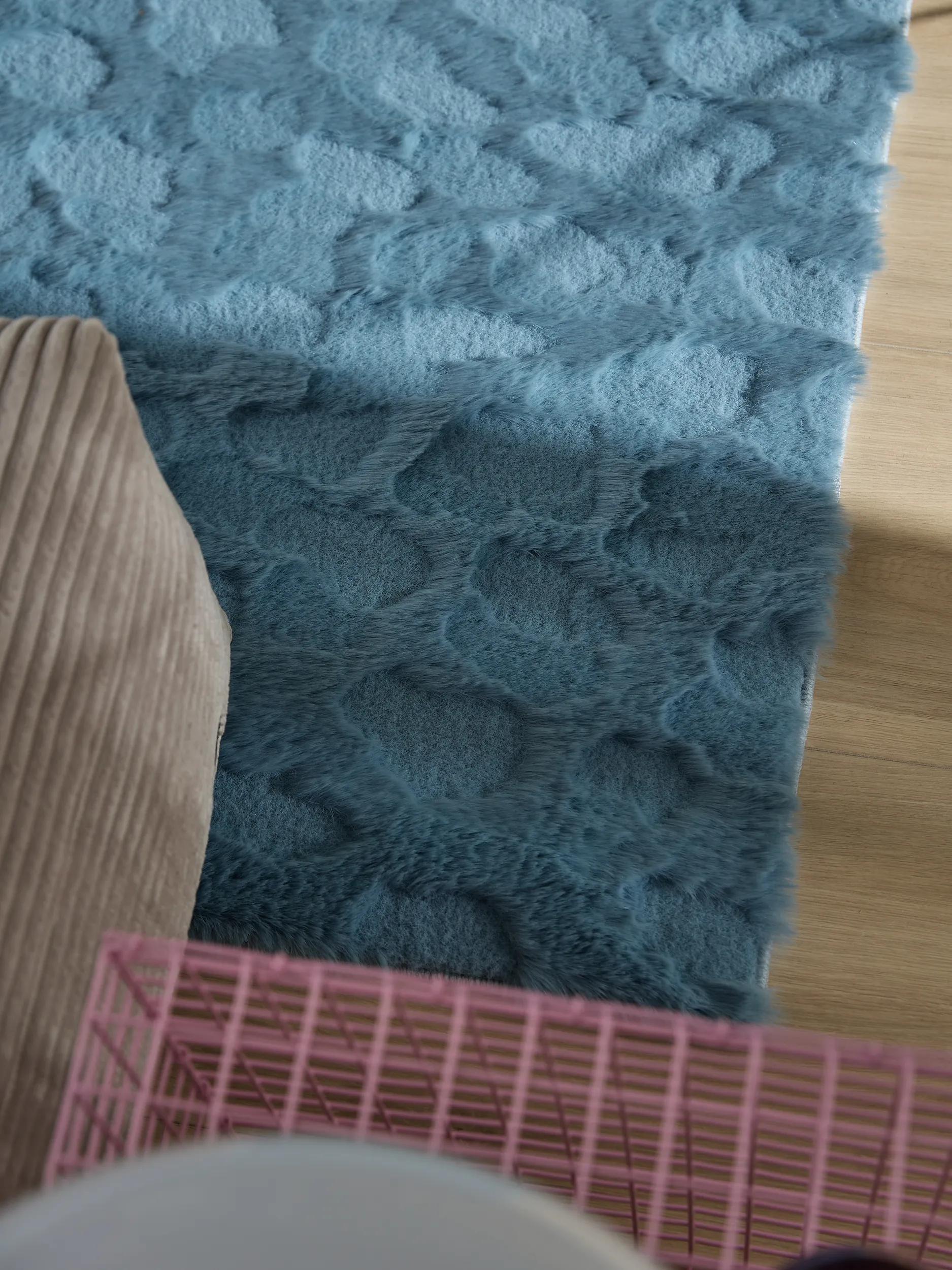 Fur Rug Immy Blue
