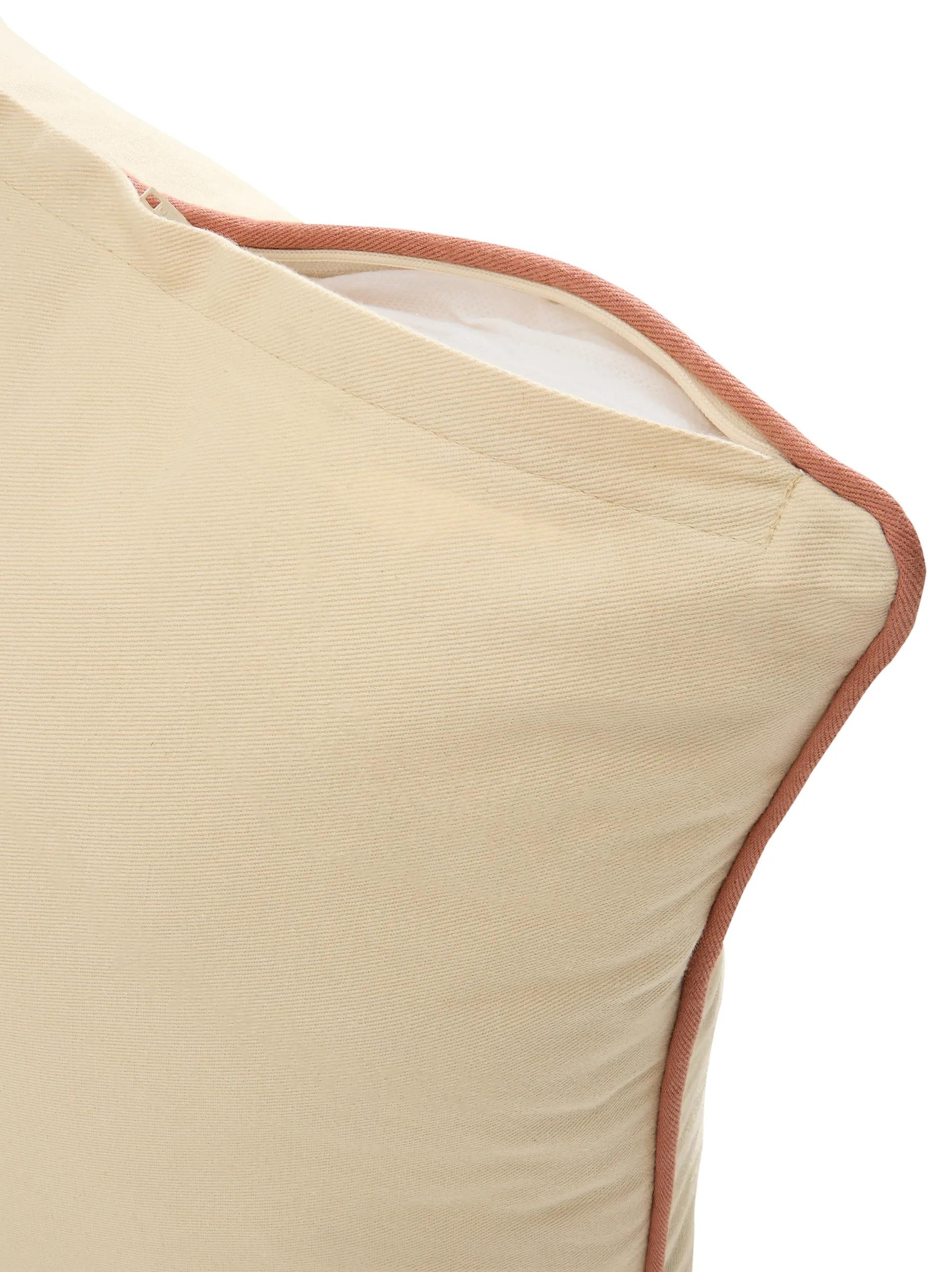 Cushion Ines Cream/Terracotta
