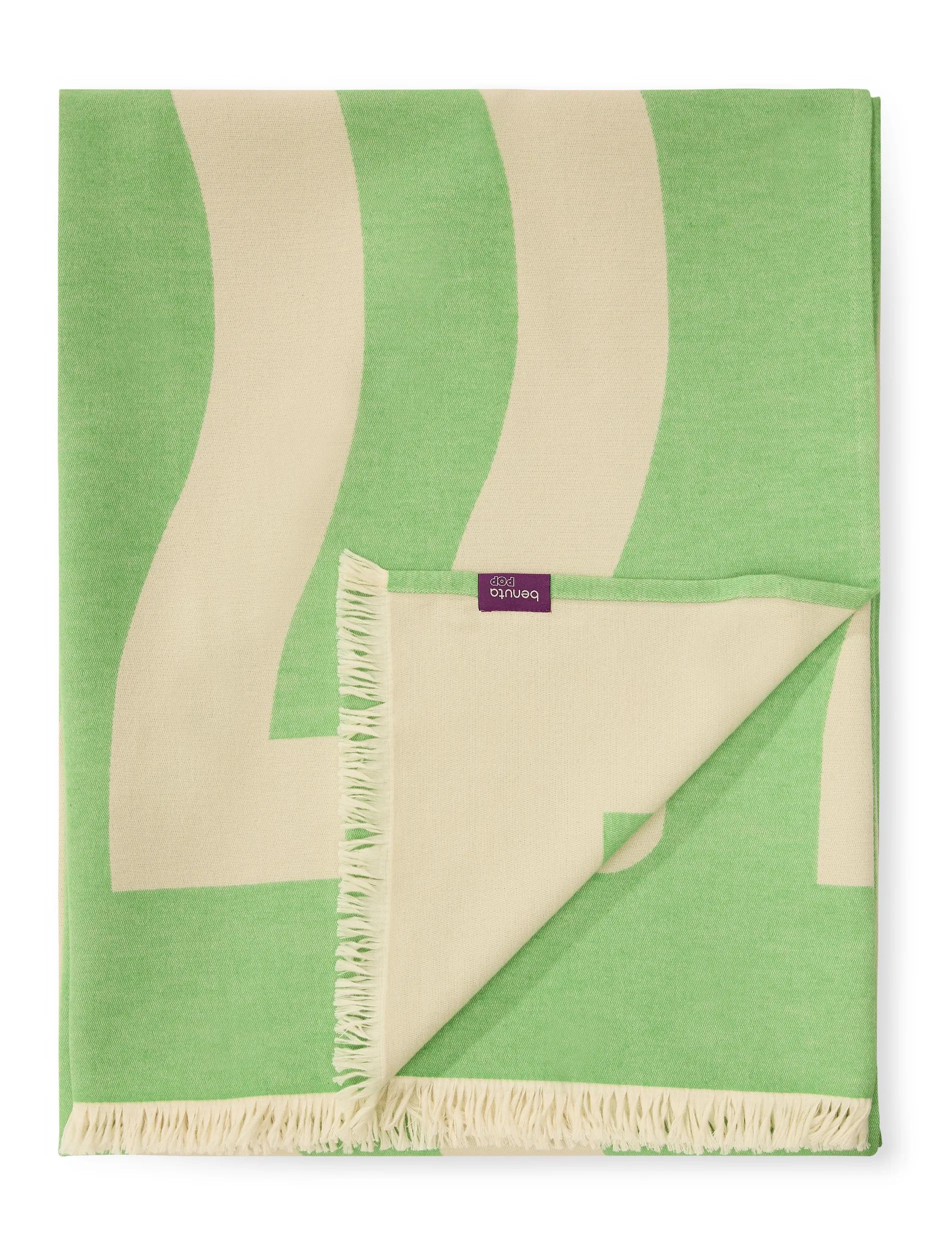 Cotton Blanket Jacky Green