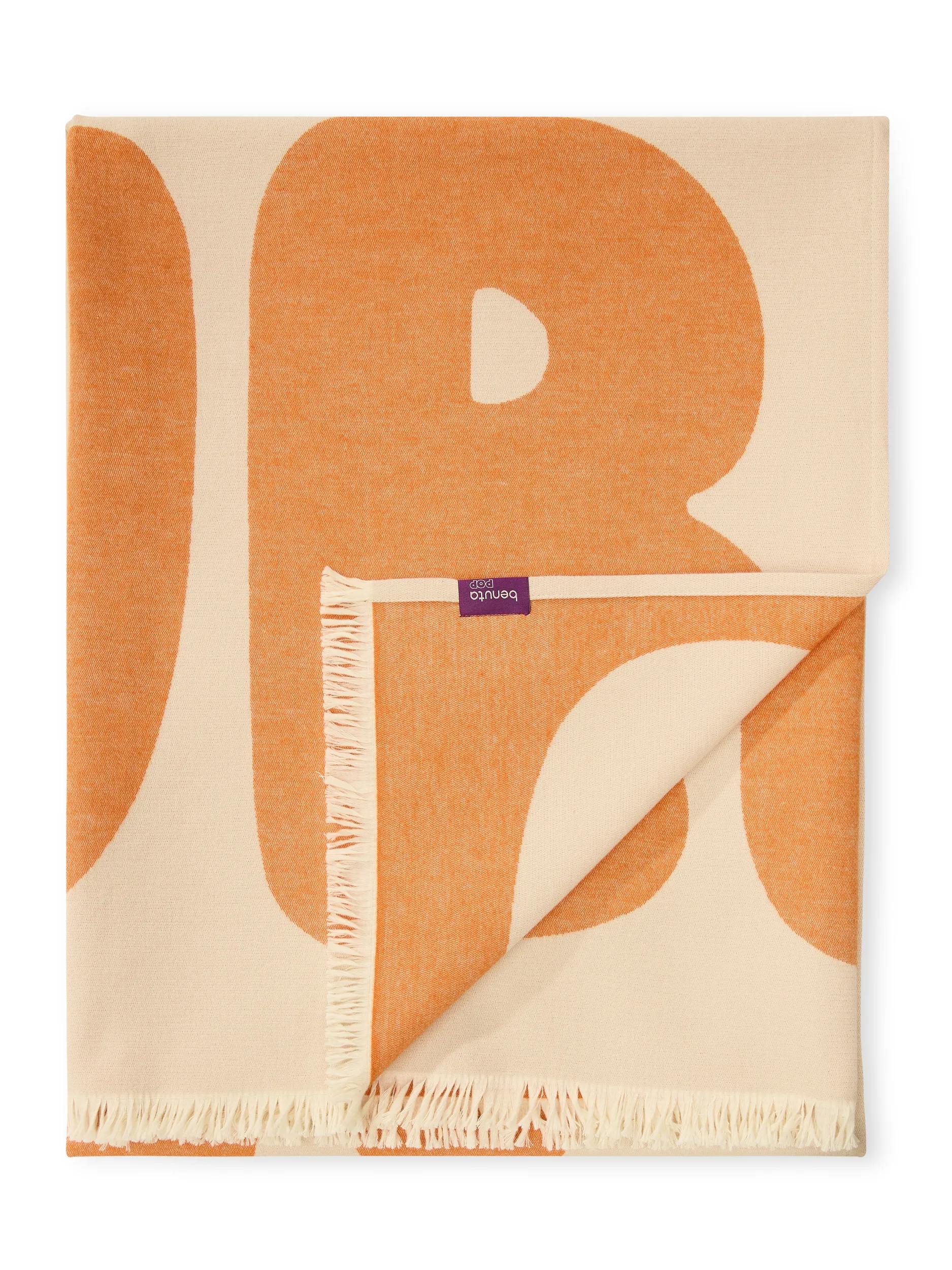 Cotton Blanket Jacky Orange