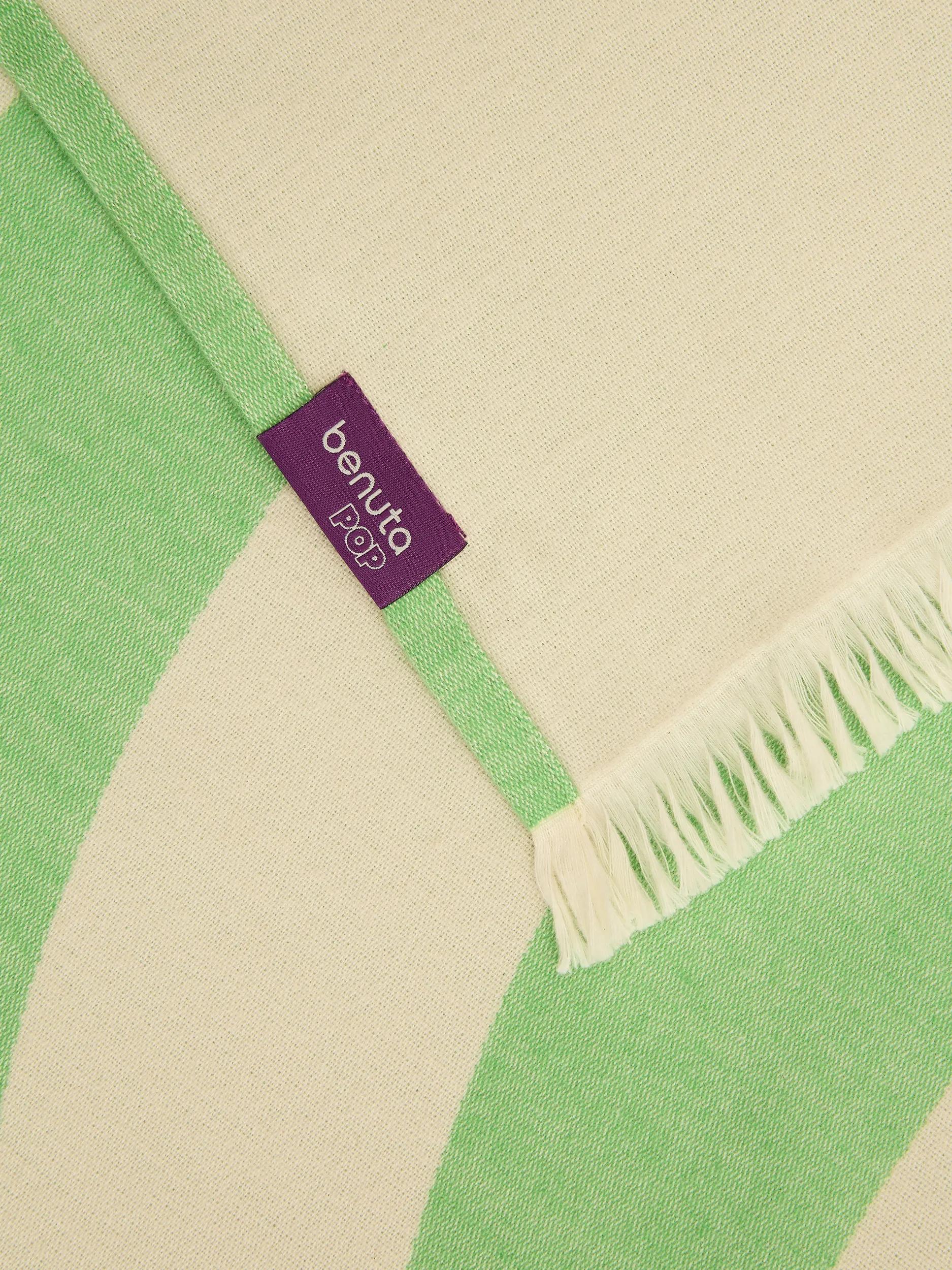 Cotton Blanket Jacky Green