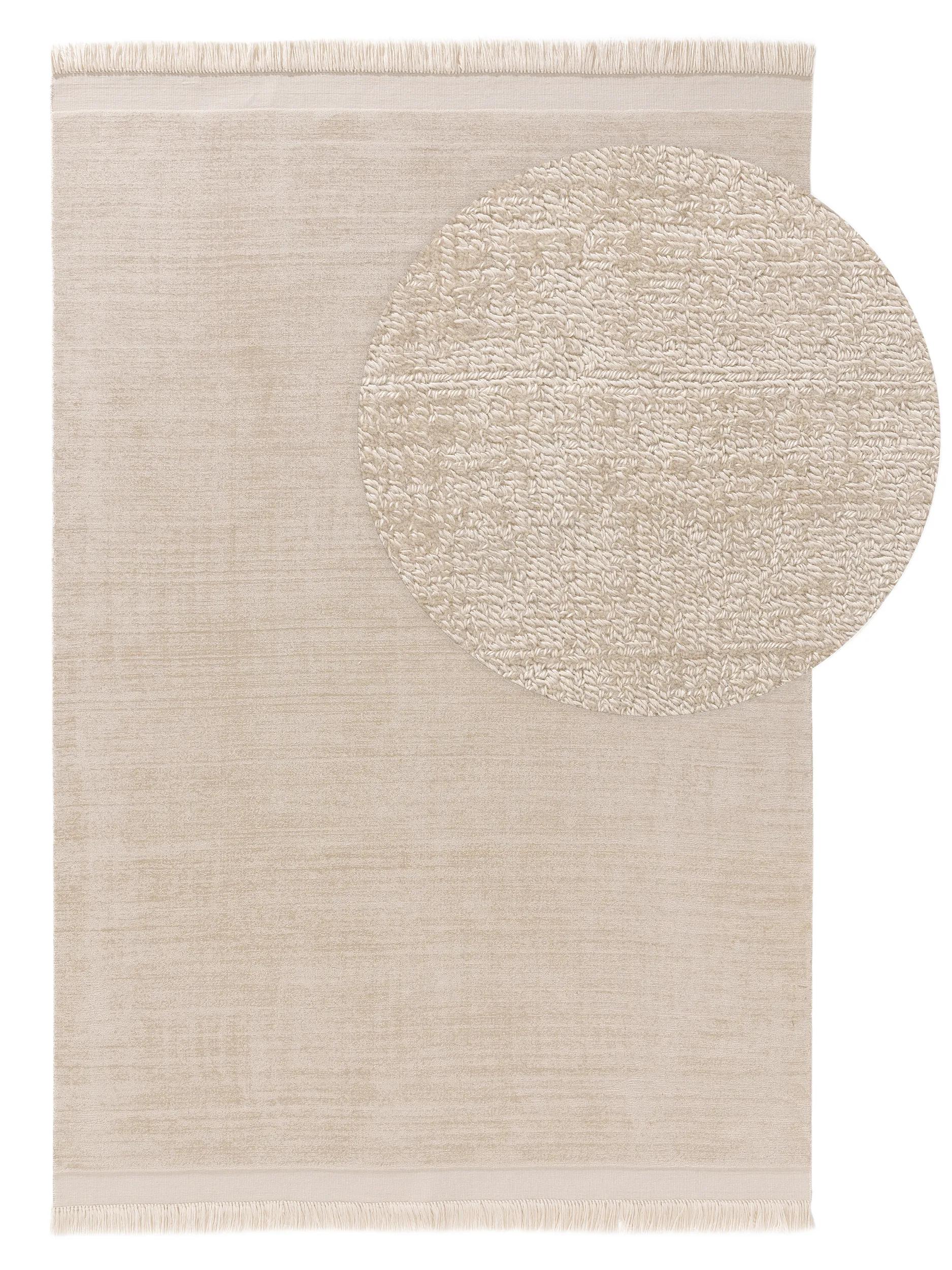 Rug Made From Recycled Material Jade Cream