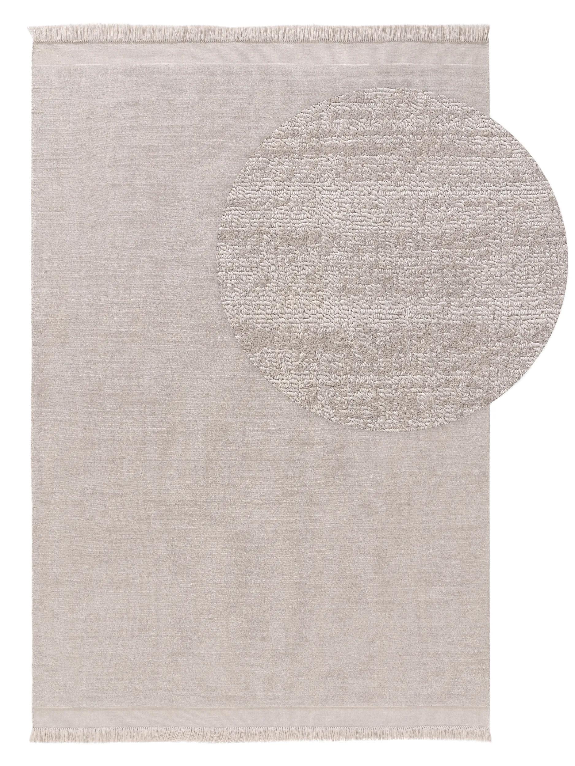 Rug Made From Recycled Material Jade Light Grey