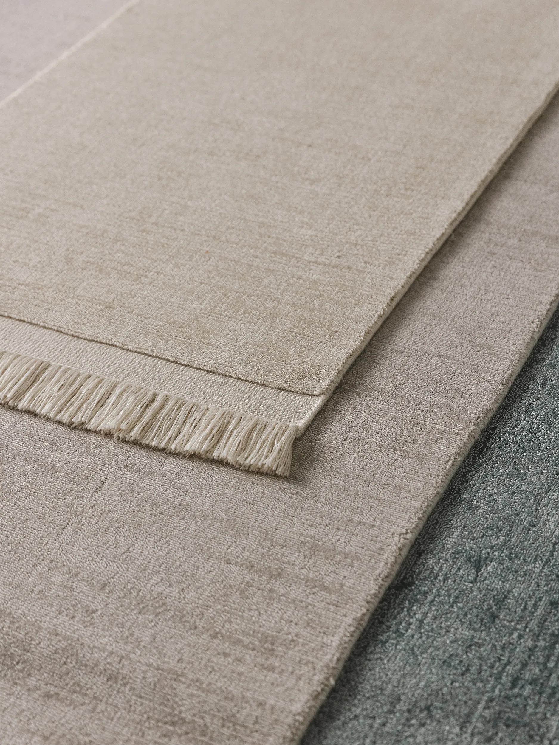 Rug Made From Recycled Material Jade Light Grey
