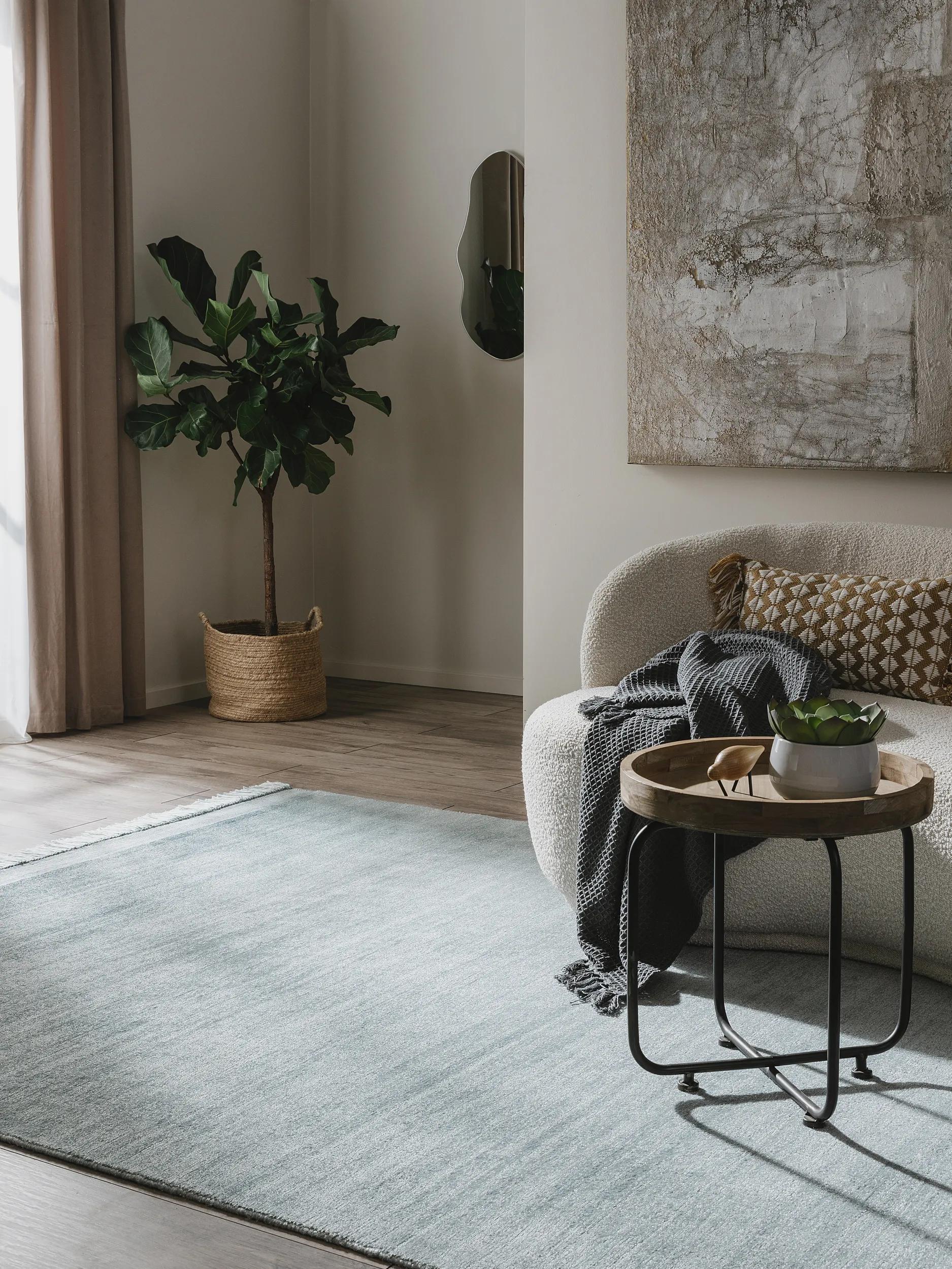 Rug Made From Recycled Material Jade Turquoise