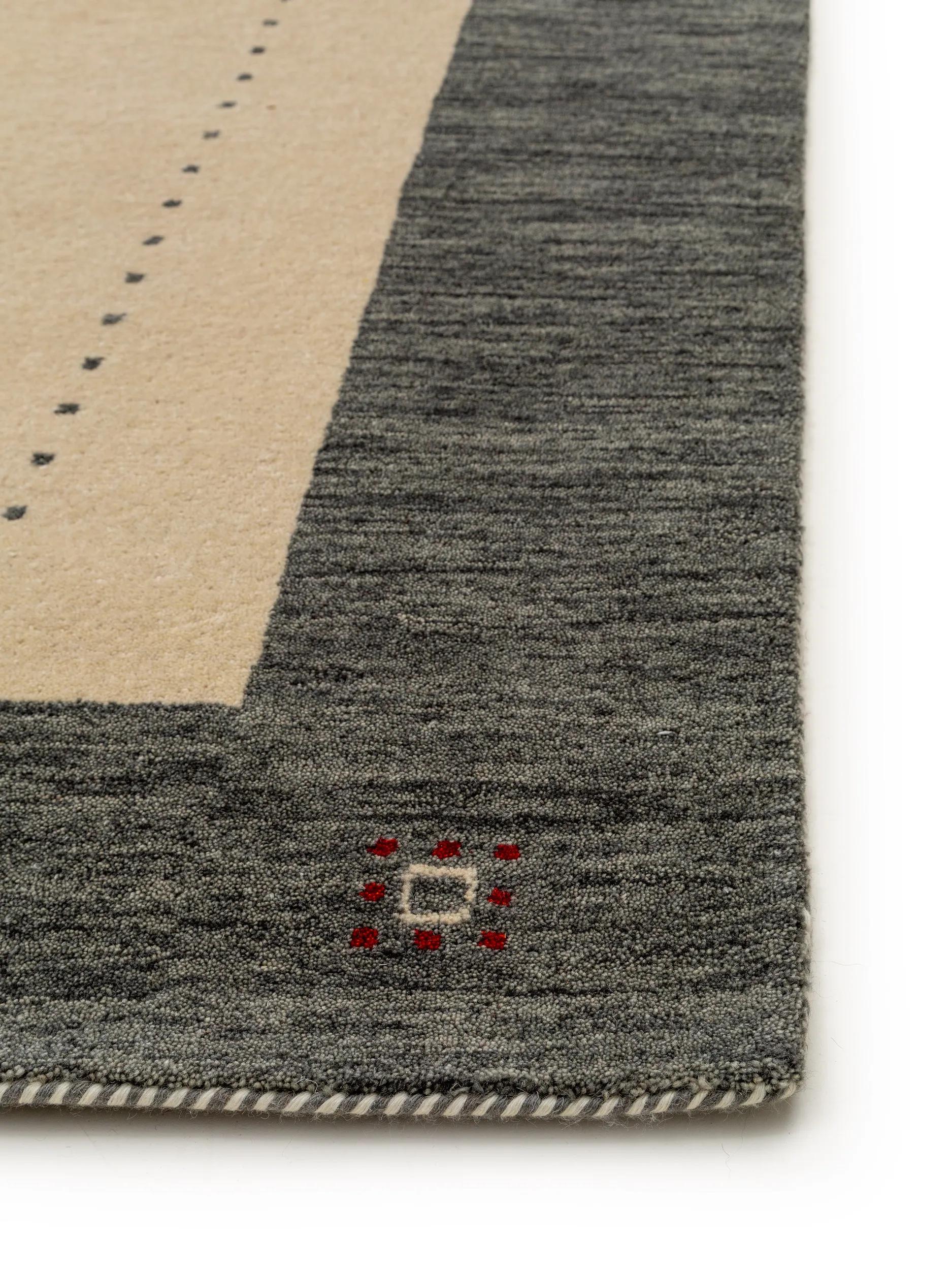 Wool Rug Jamal Beige/Grey
