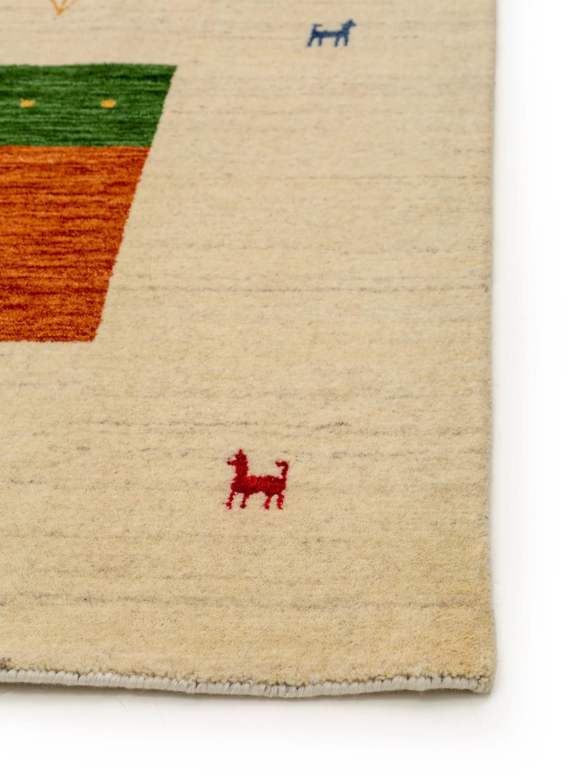 Wool Rug Jamal Multicolour/Beige