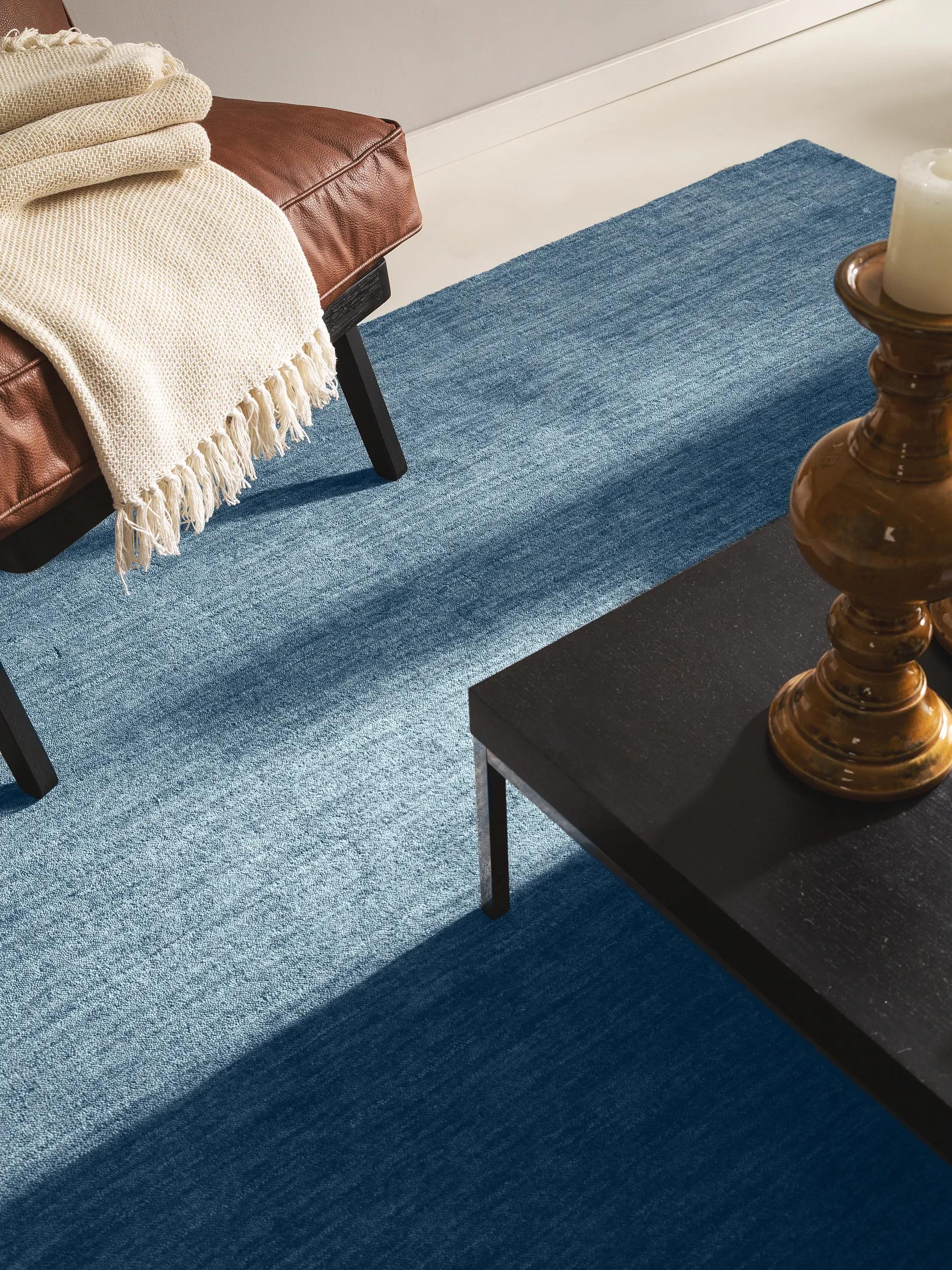 Wool Rug Jamal Blue