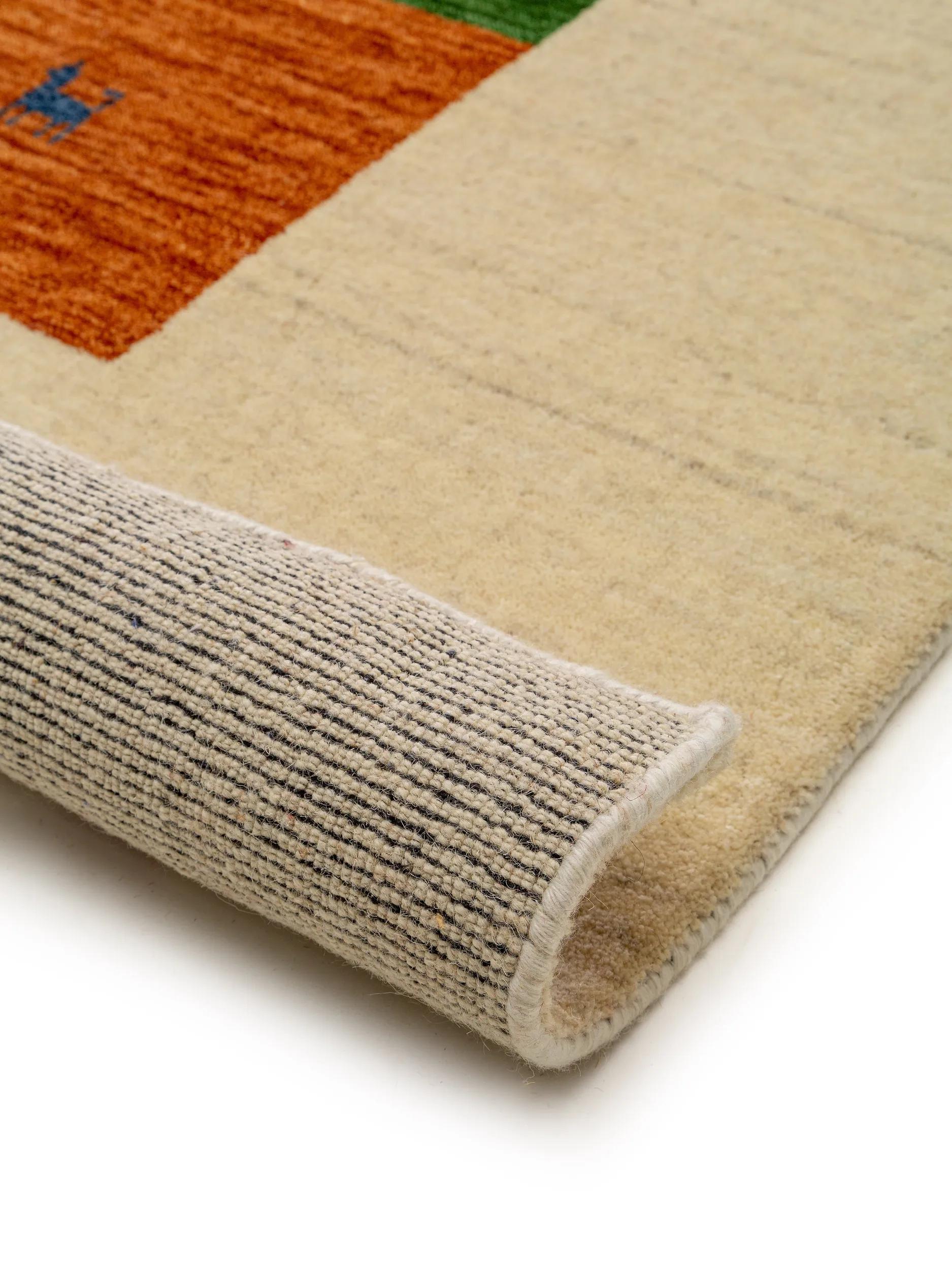 Wool Rug Jamal Multicolour/Beige