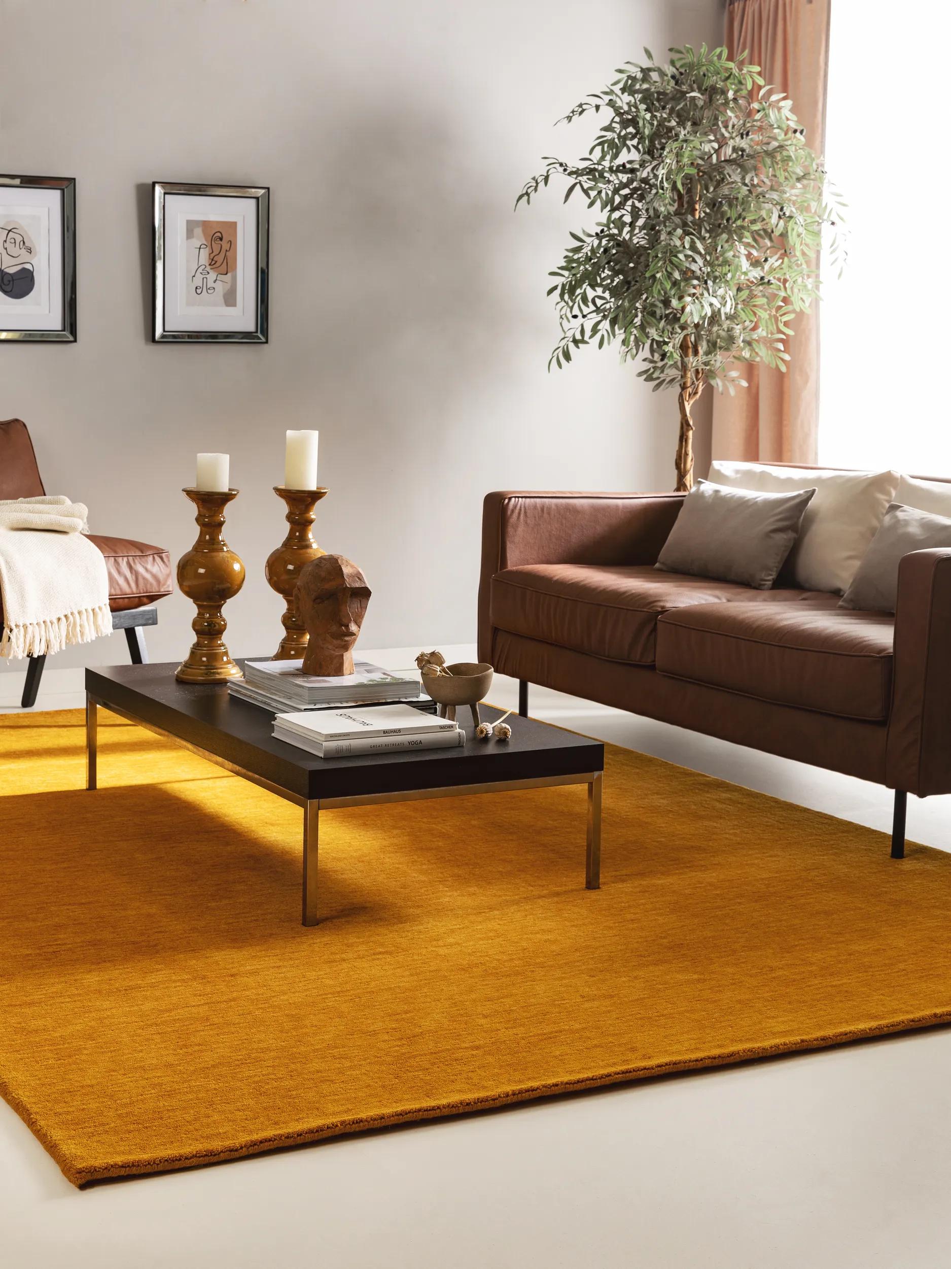 Wool Rug Jamal Yellow