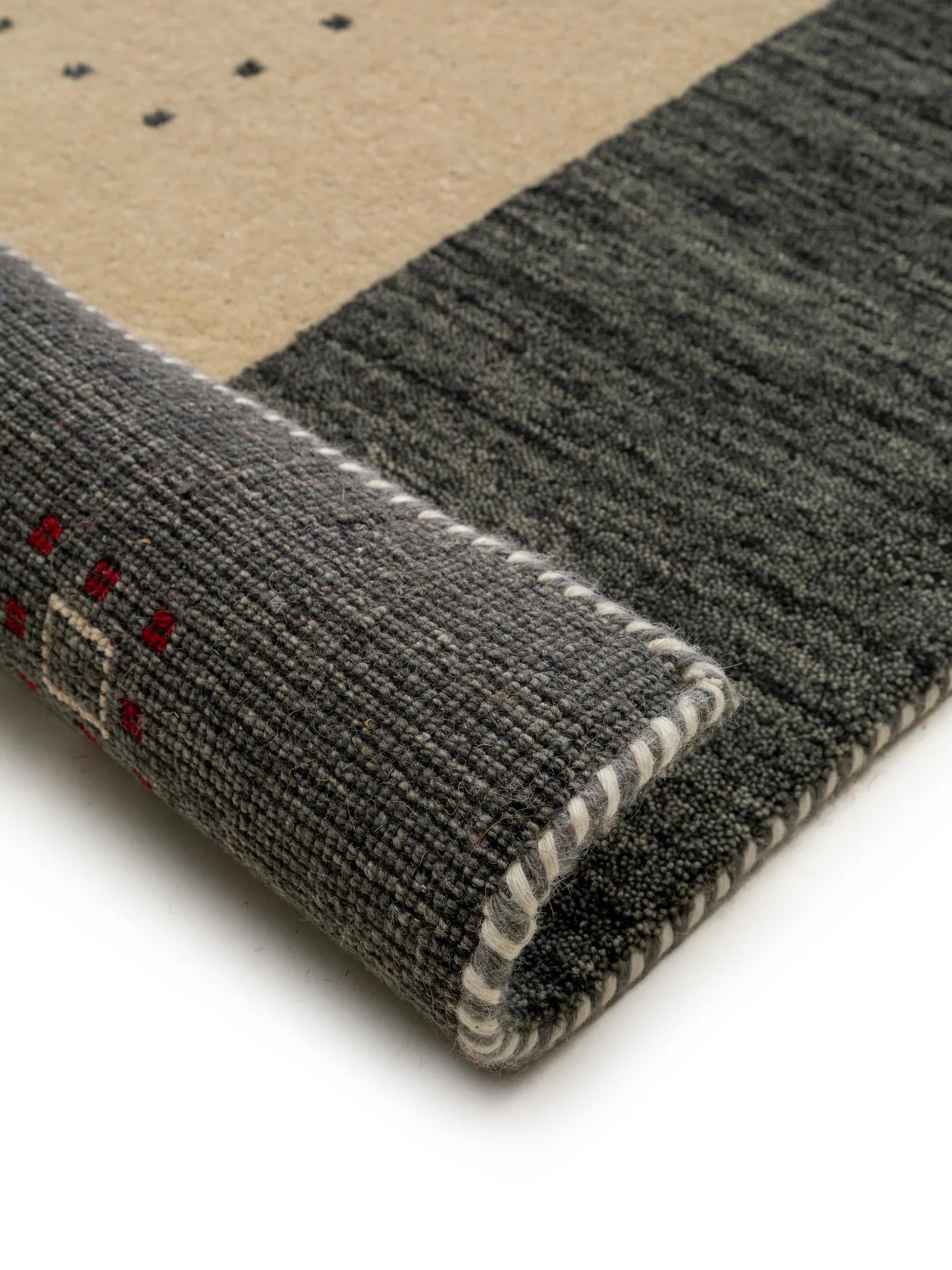Wool Rug Jamal Beige/Grey