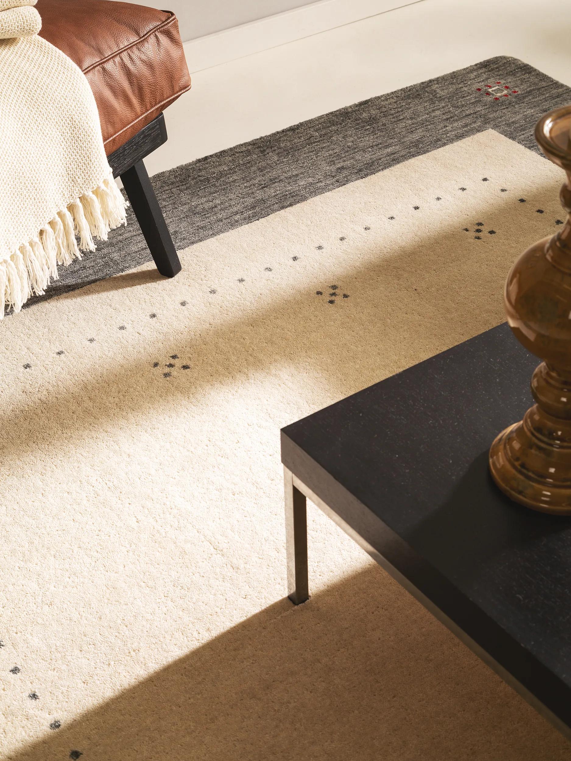 Wool Rug Jamal Beige/Grey