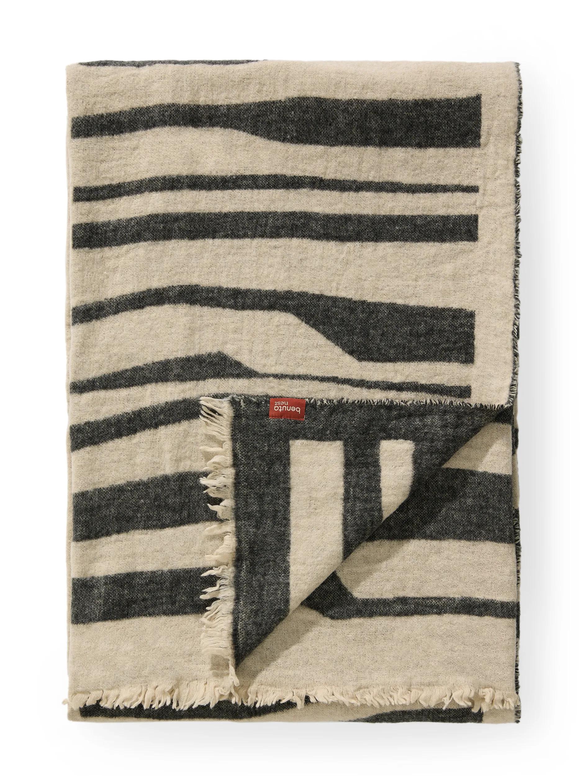 Couverture Jana Crème/Gris