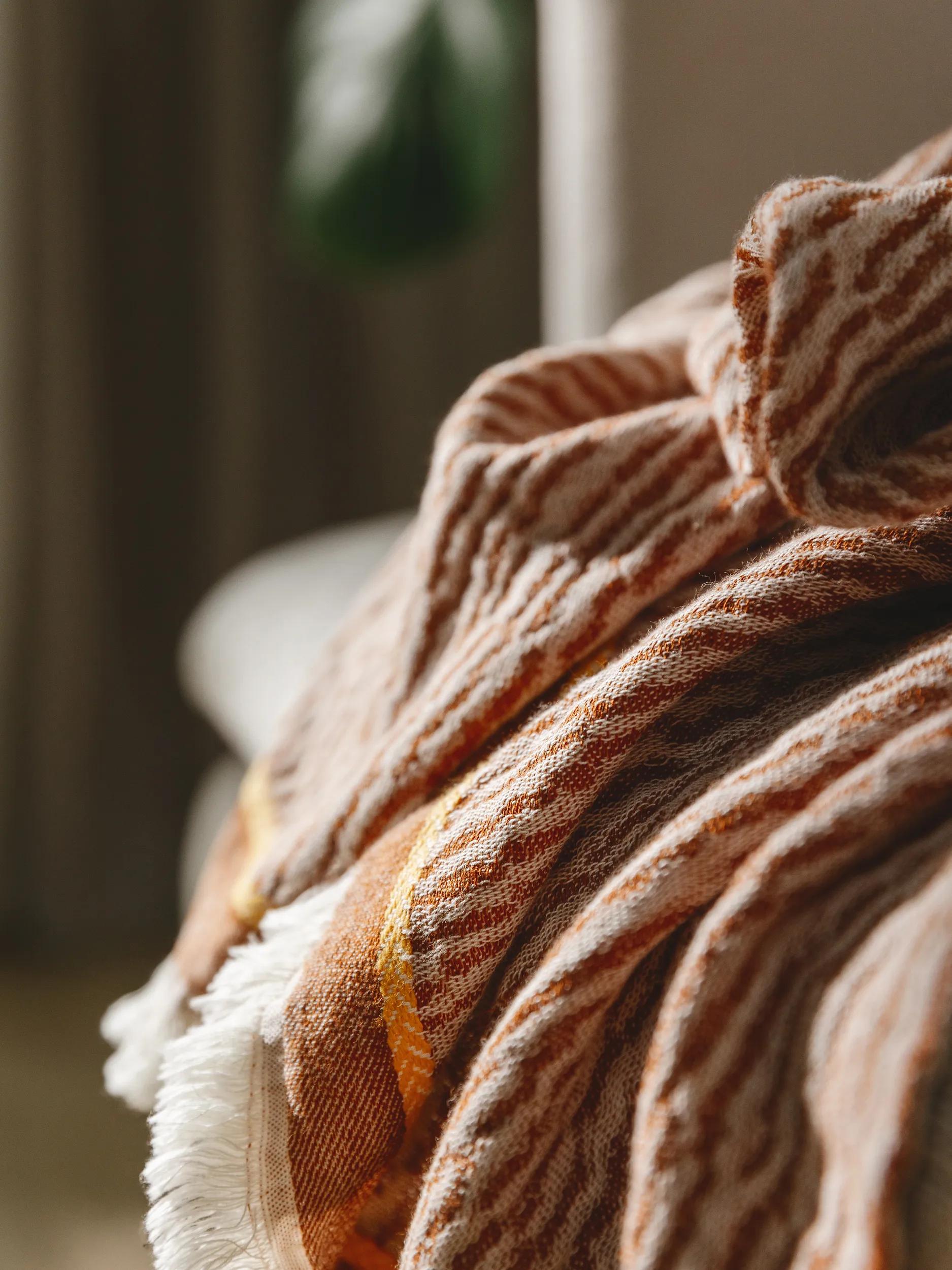 Cotton blanket Joao Red