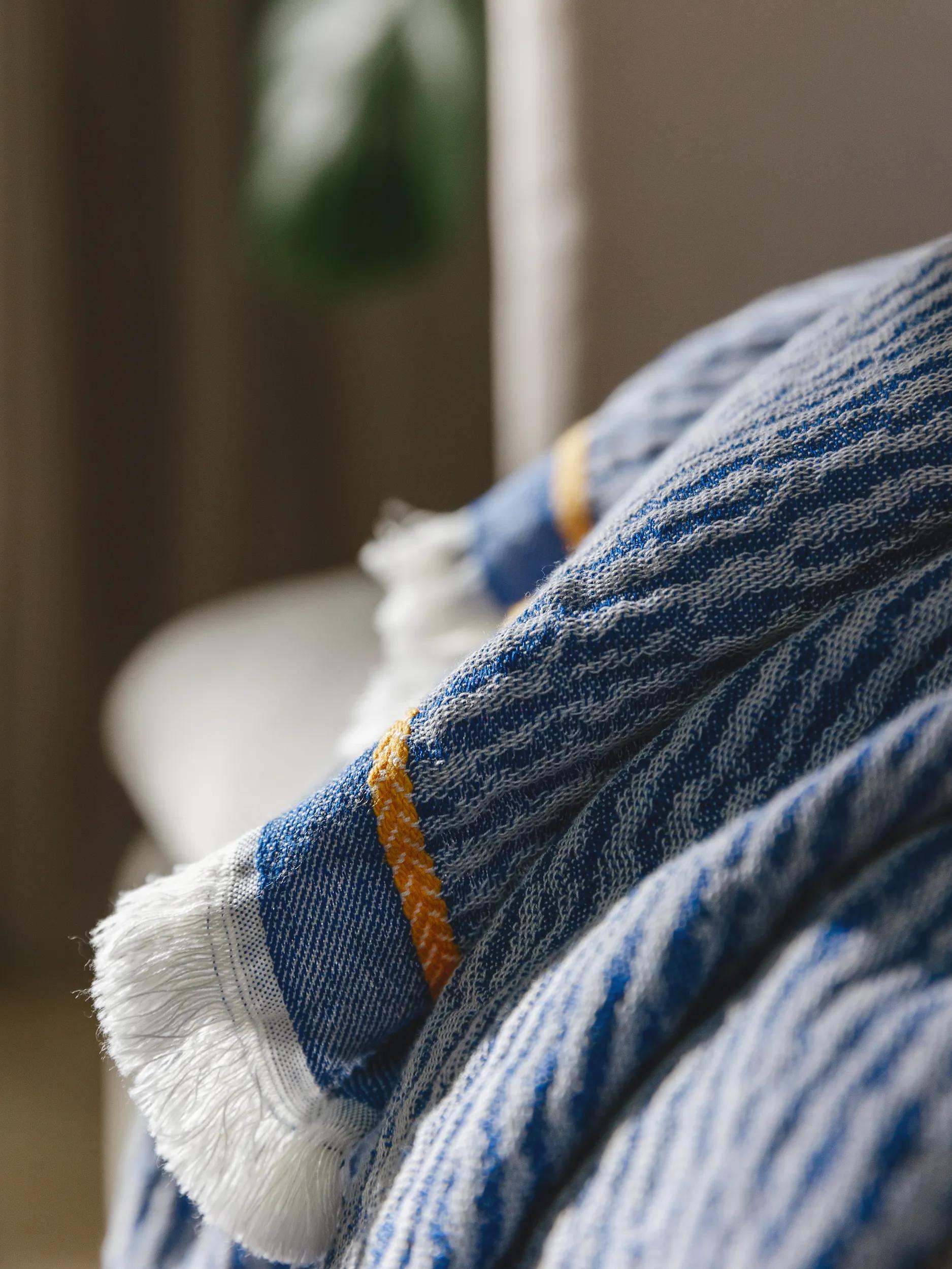 Cotton blanket Joao Blue