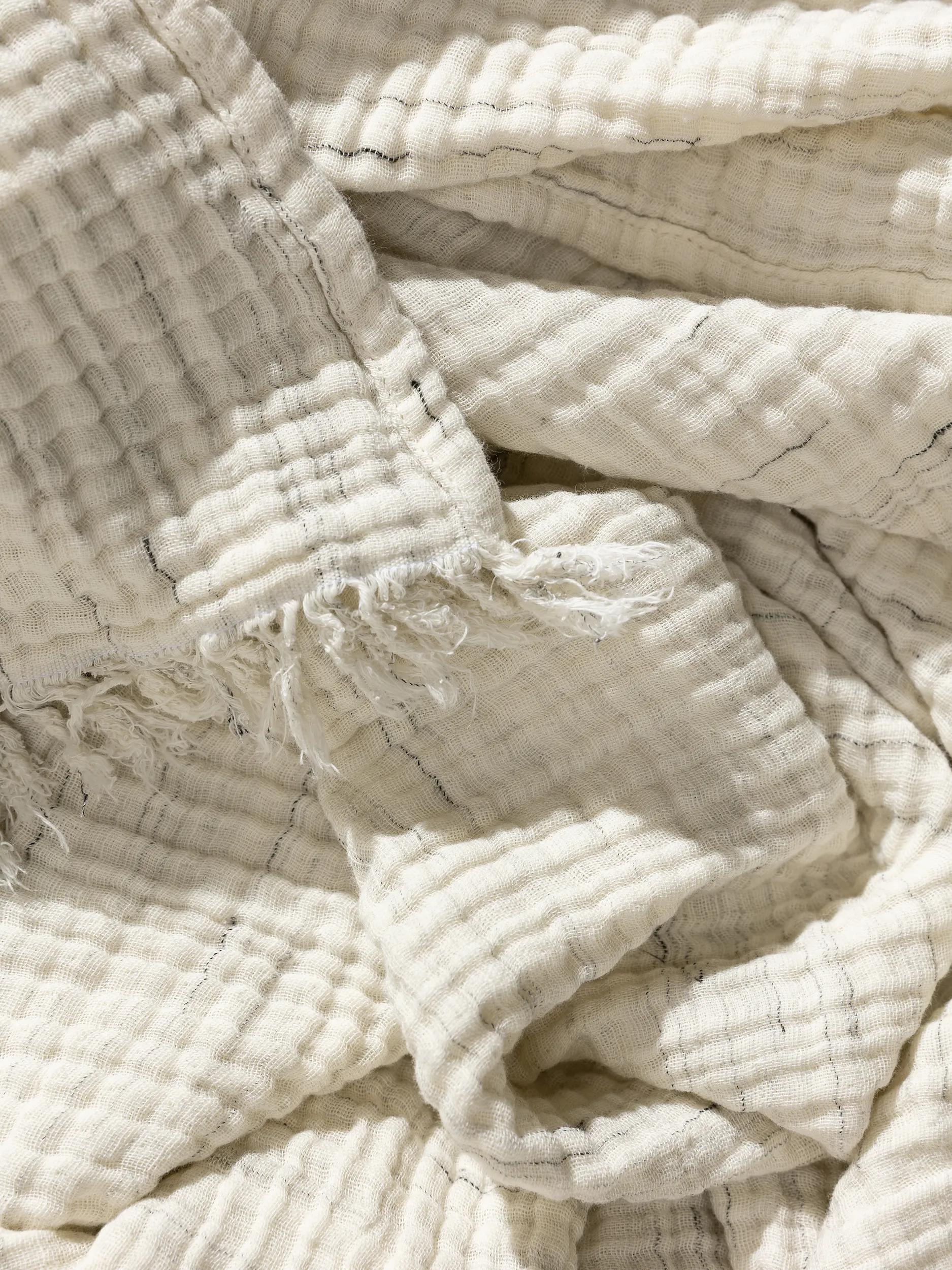 Cotton blanket Jona Cream