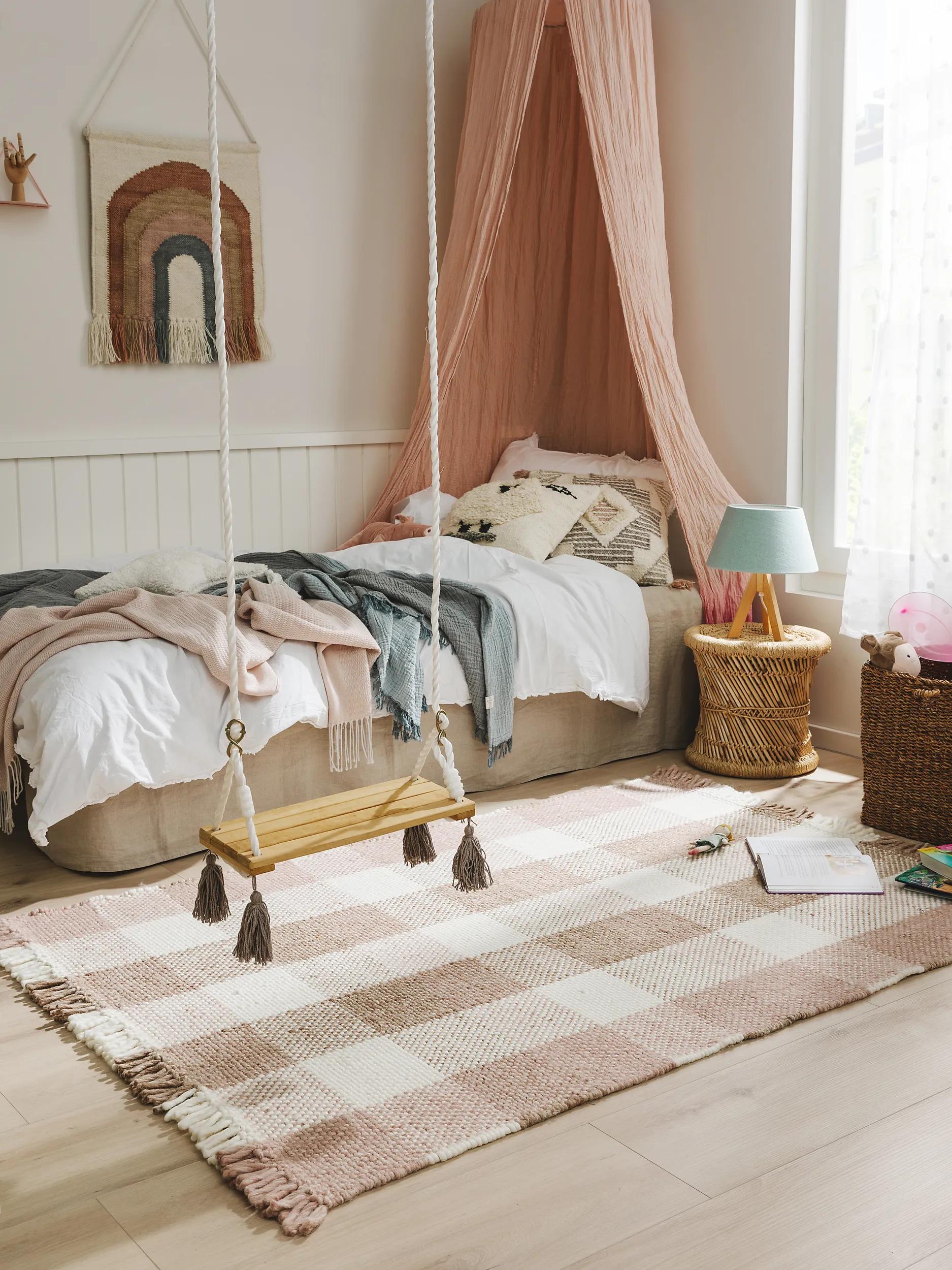 Kids rug Josy Cream/Rose