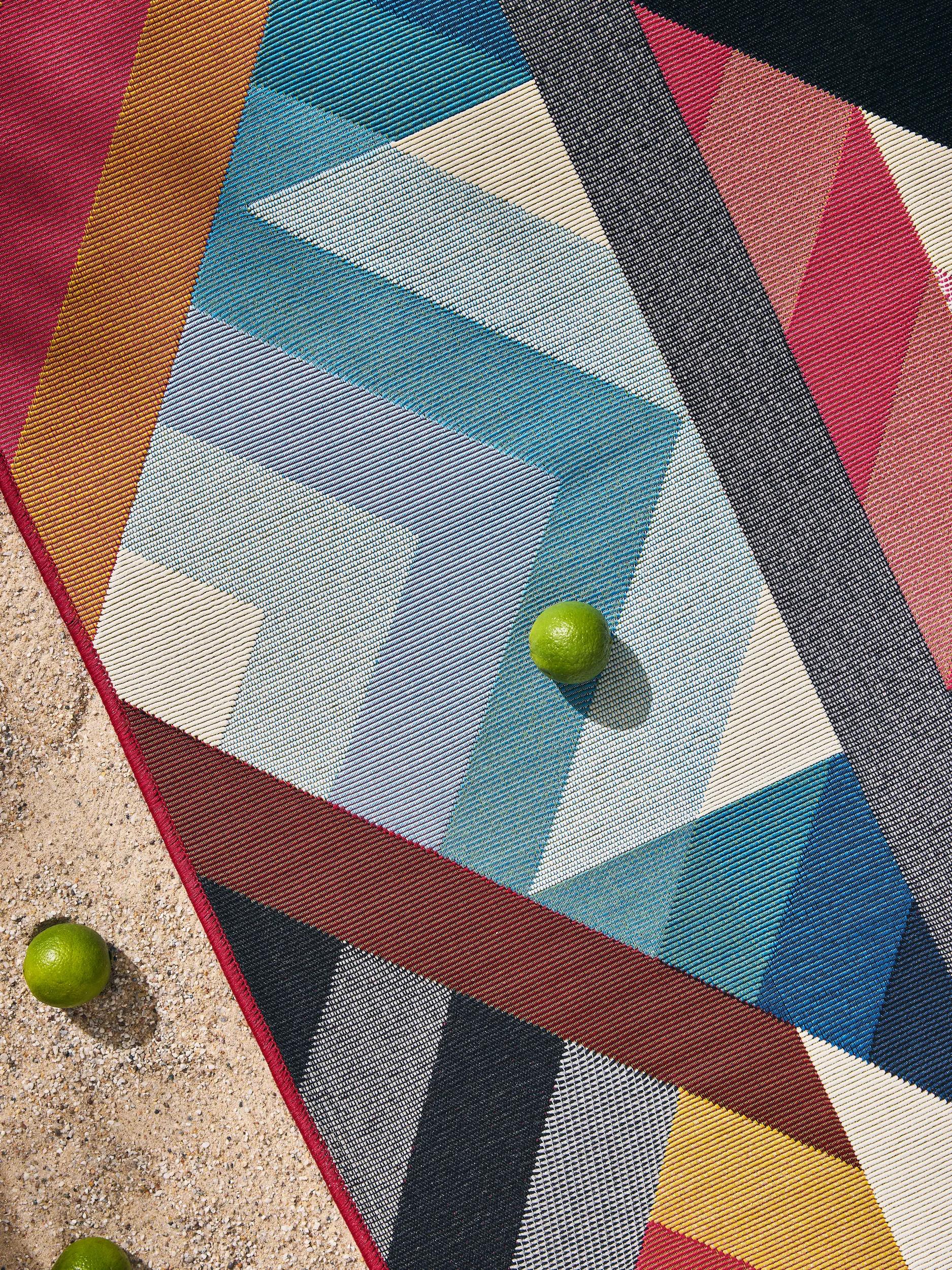 In- & Outdoor Rug Jovis Multicolour/Blue