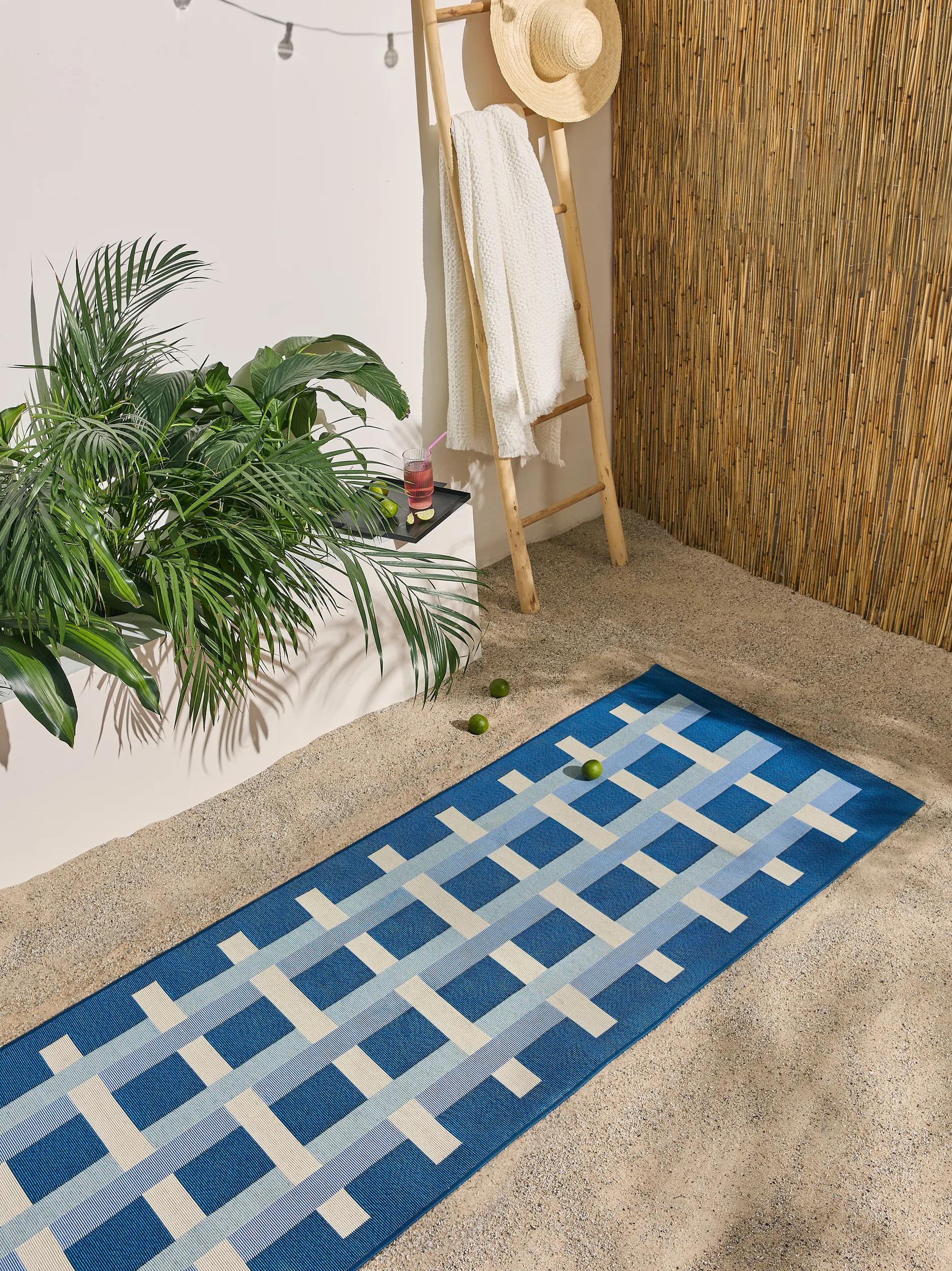 In- & Outdoor Runner Jovis Blue