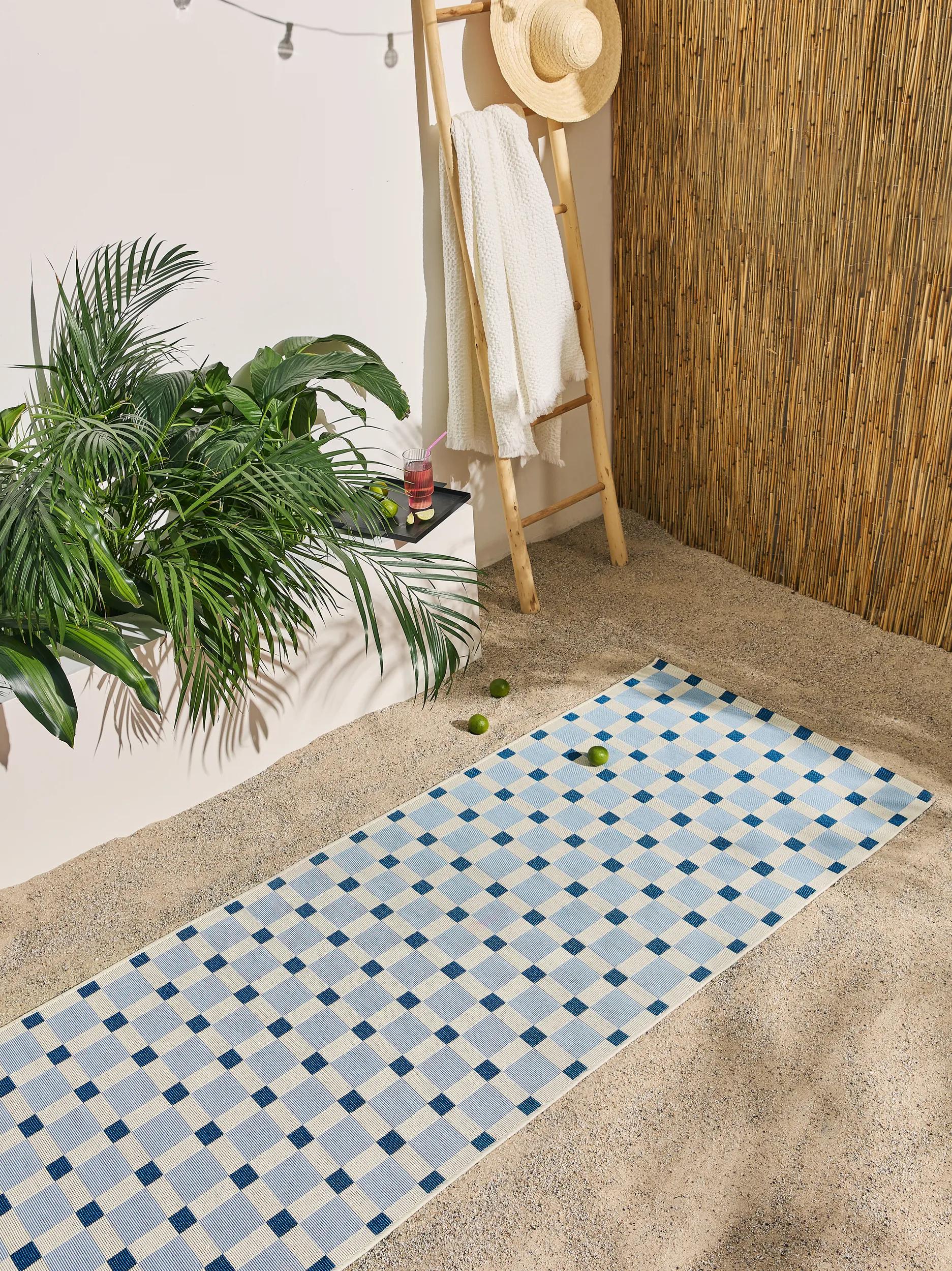 In- & Outdoor Runner Jovis Blue