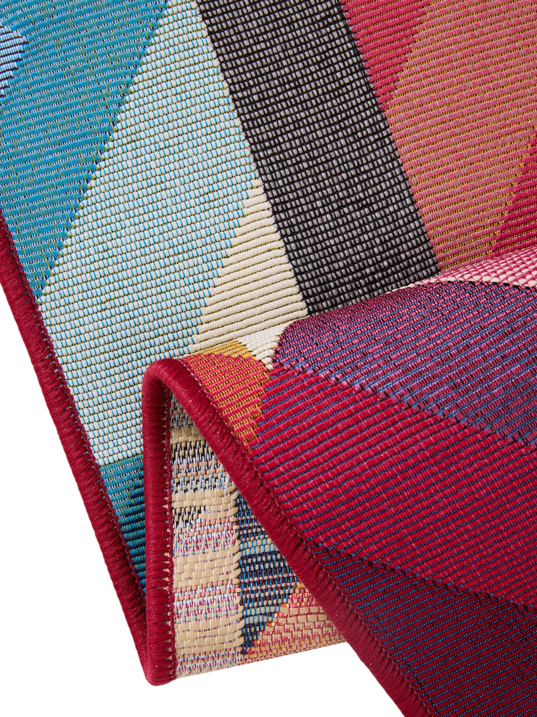 In- & Outdoor Läufer Jovis Mehrfarbig/Blau