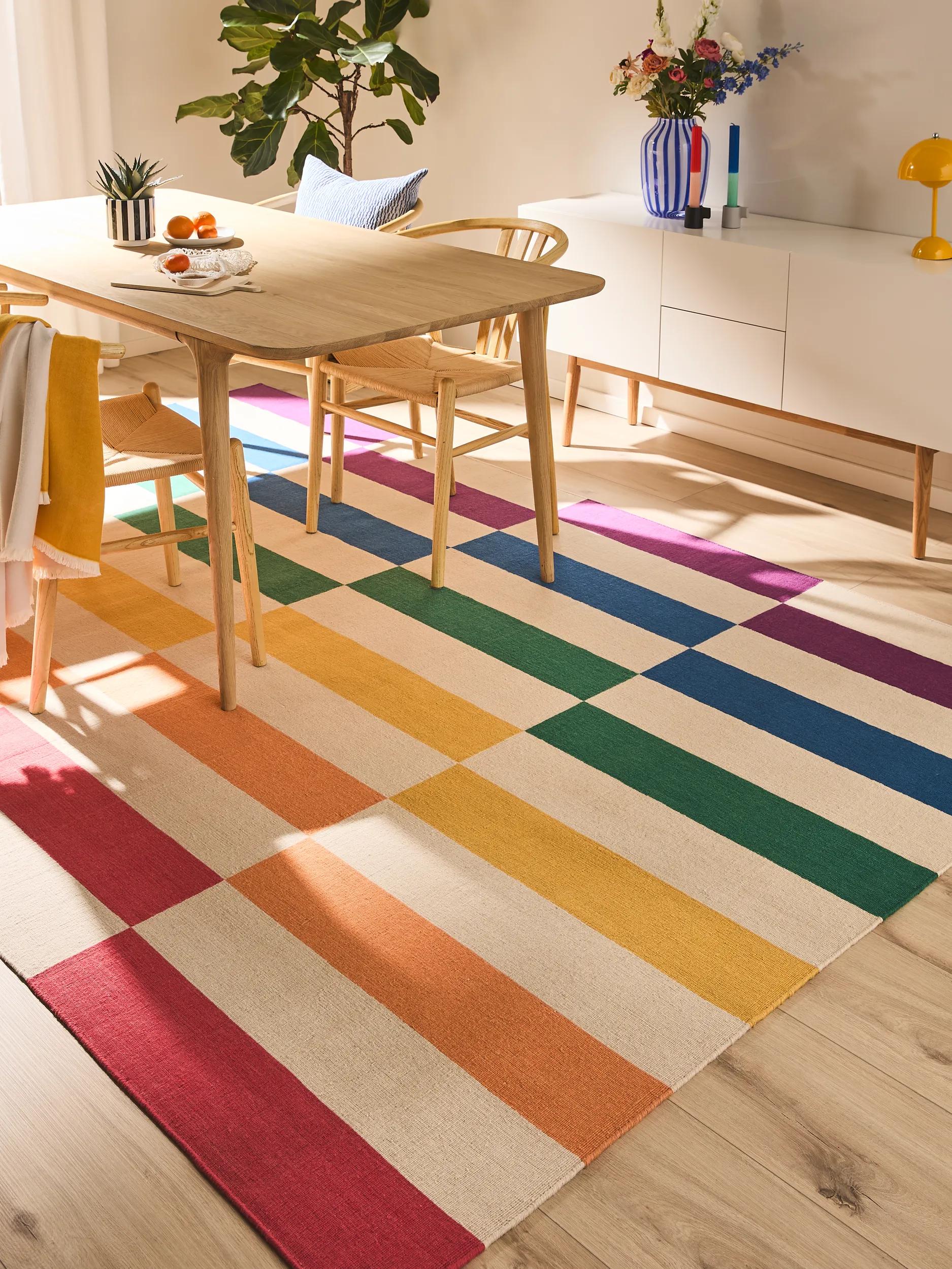 Flat Weave Rug Judith Multicolour