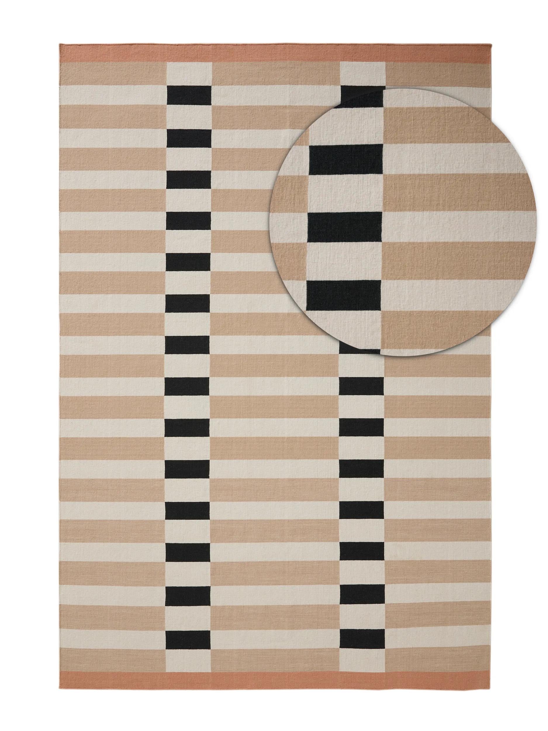 Flat Weave Rug Judith Beige/Black