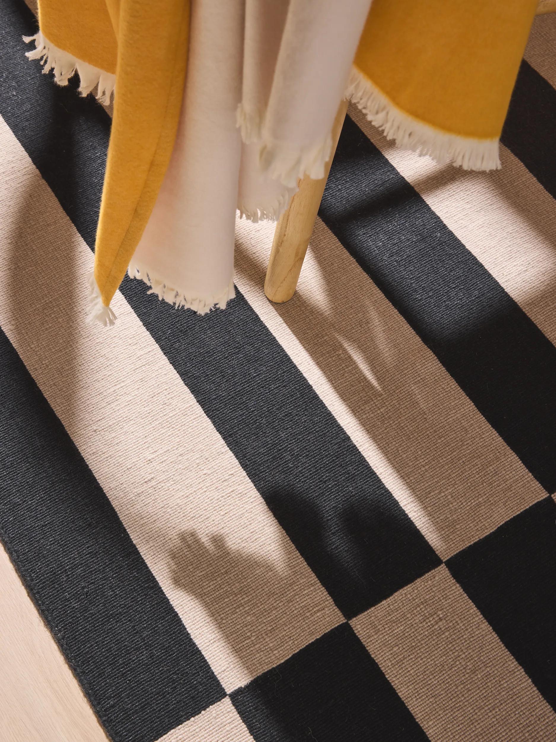 Flat Weave Rug Judith Beige/Black