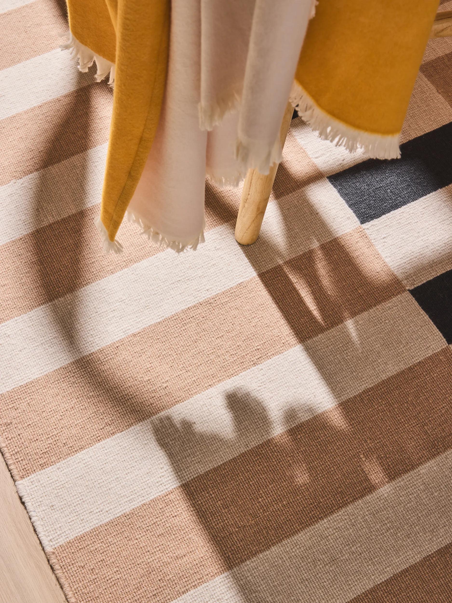 Flat Weave Rug Judith Beige/Black