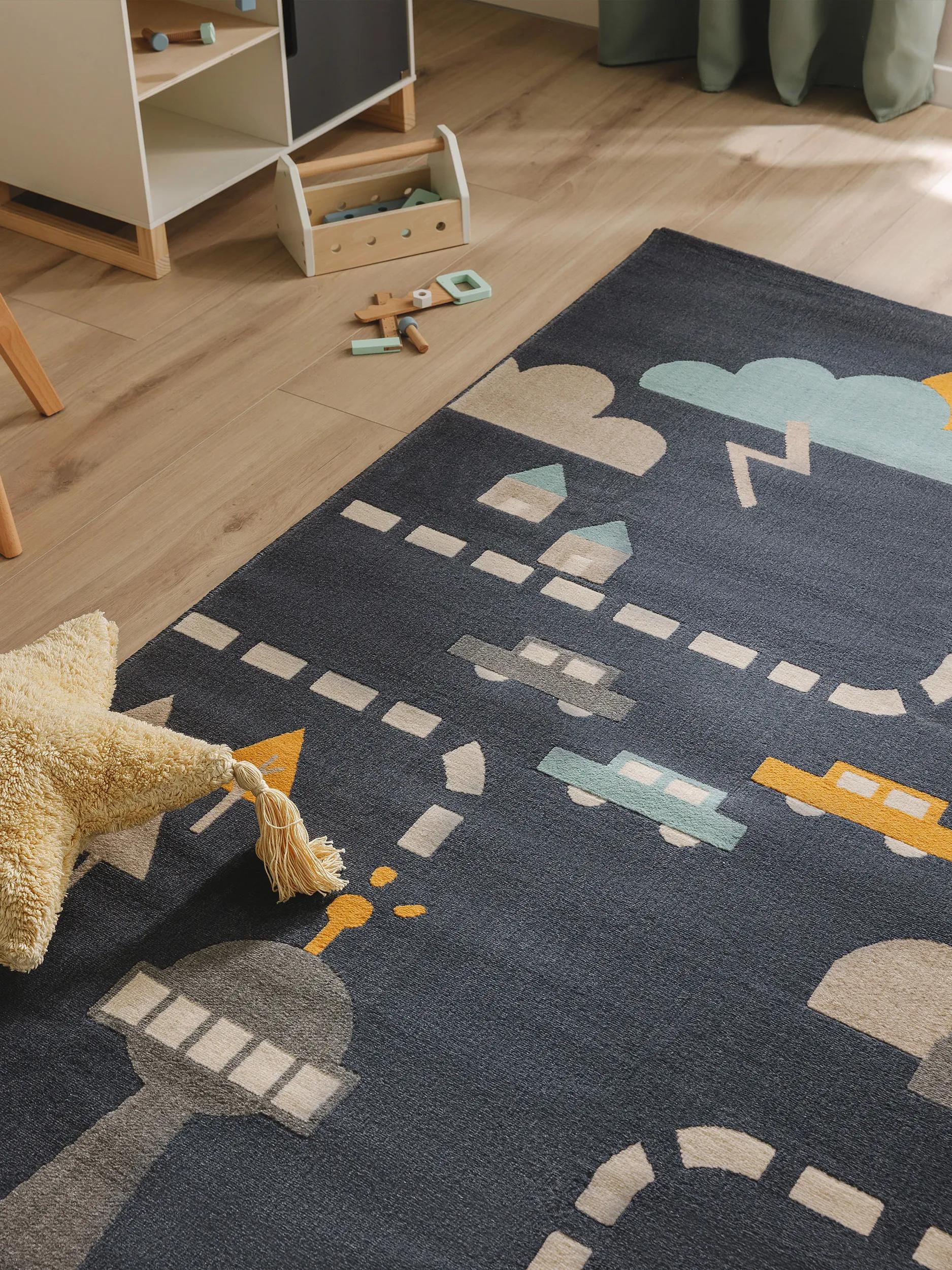 Alfombra infantil Juno azul