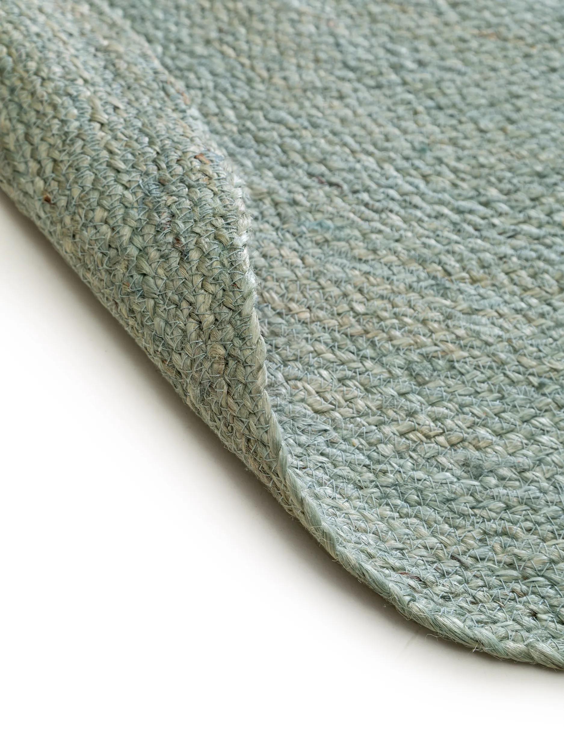 Tapis en jute Jutta Menthe