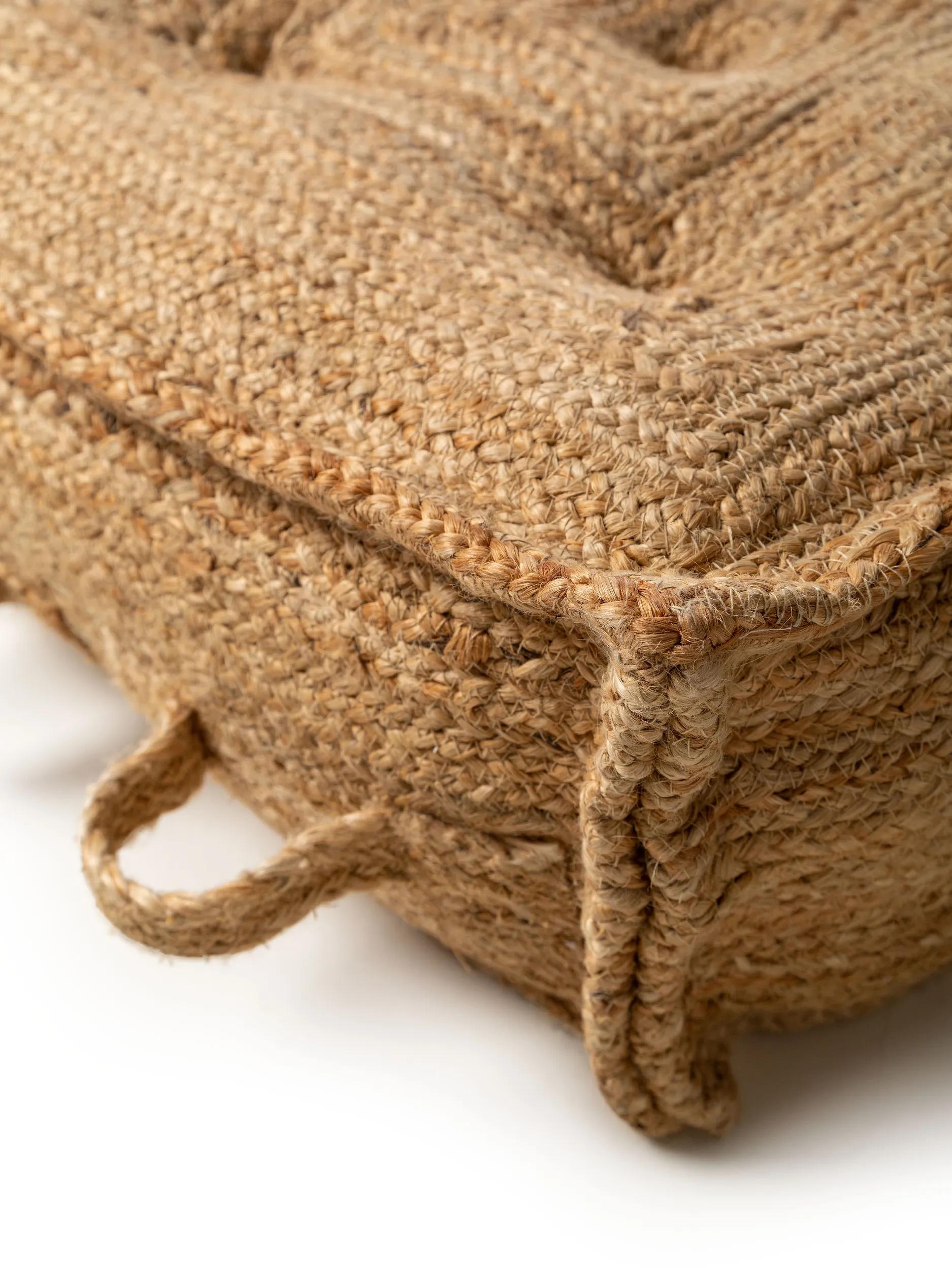 Floor cushion Jutta Light Brown