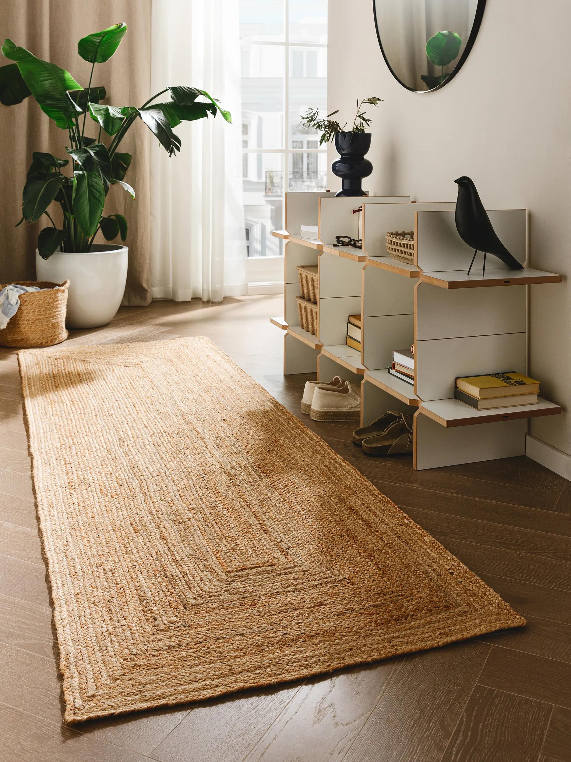 Jute Rug Jutta Light Brown