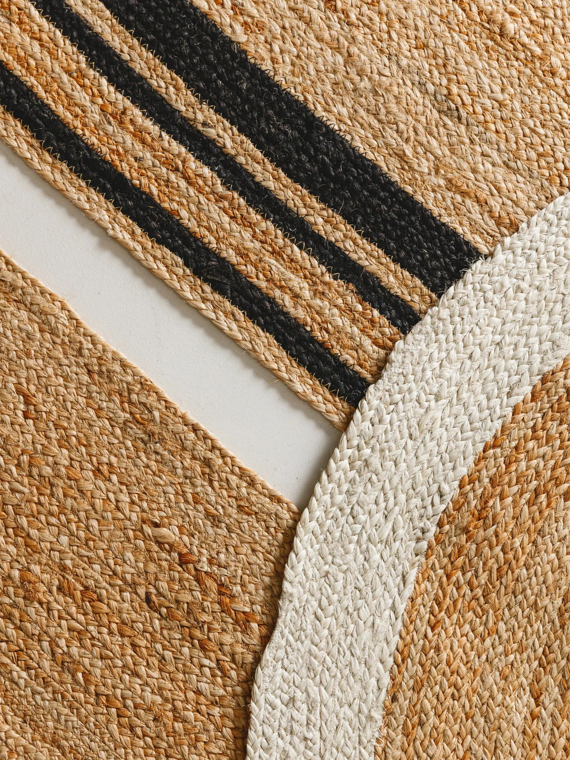 Jute Rug Jutta Black