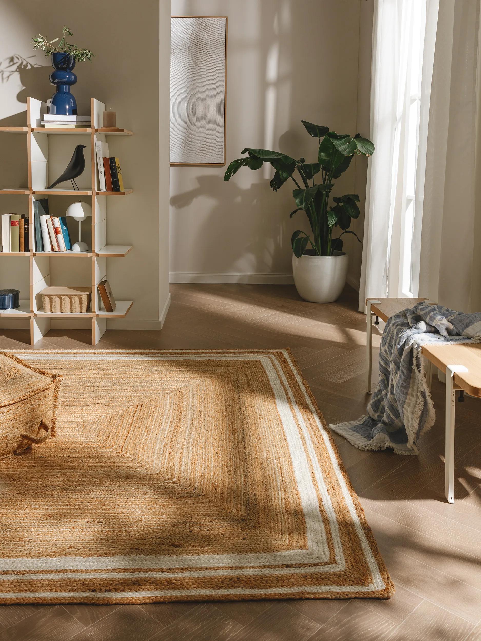 Jute Rug Jutta White