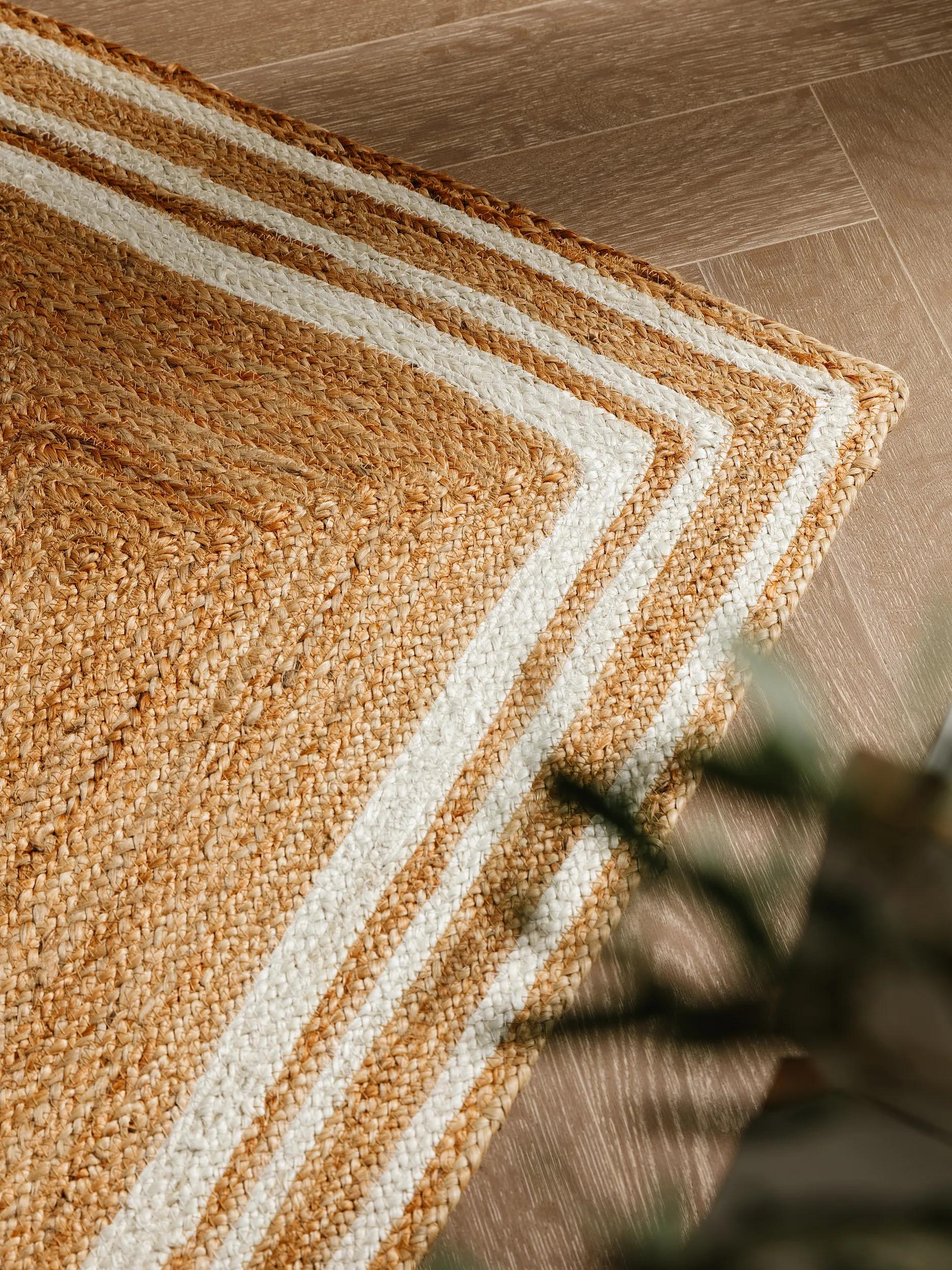 Jute Rug Jutta White