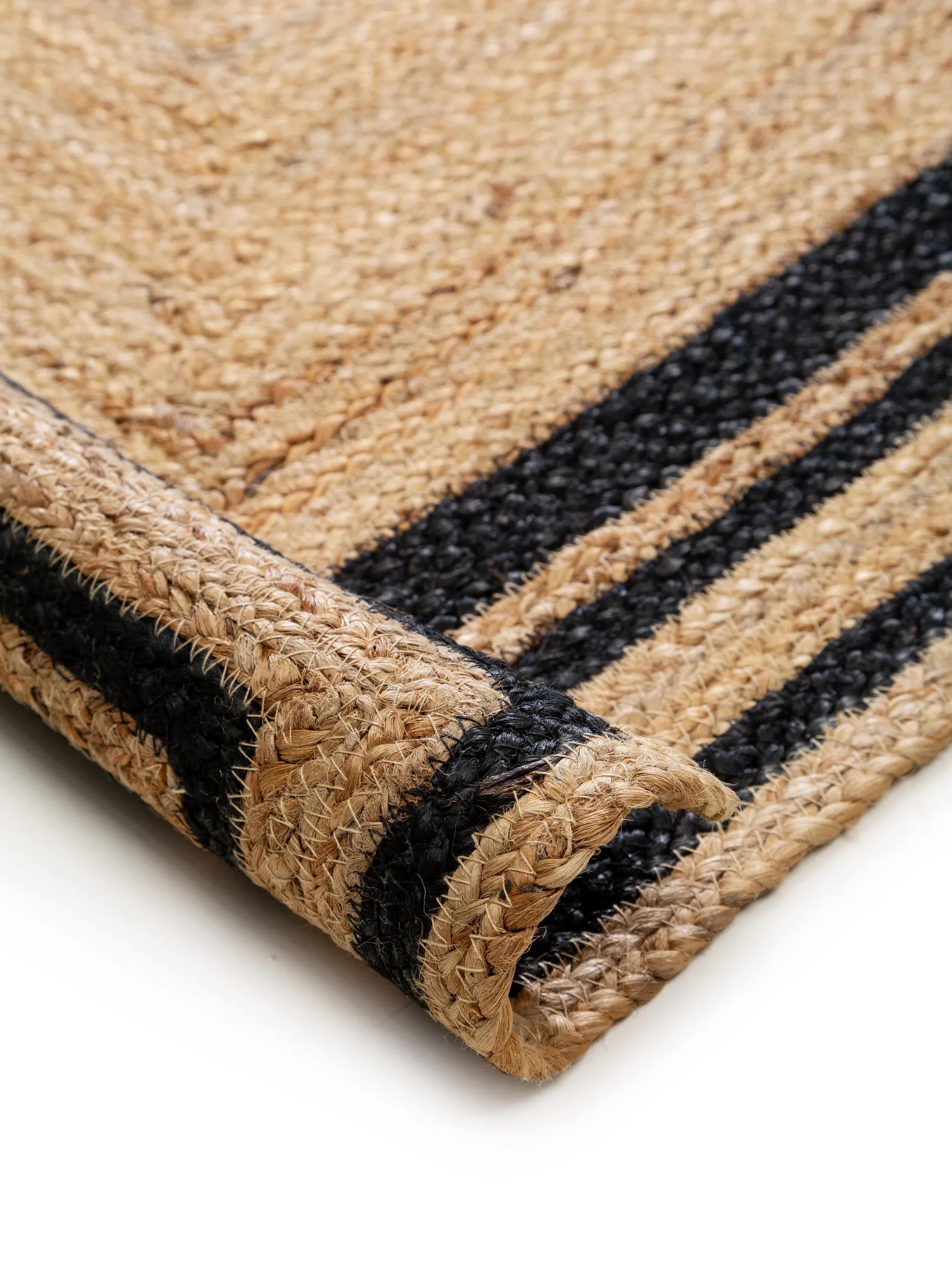 Jute Rug Jutta Black