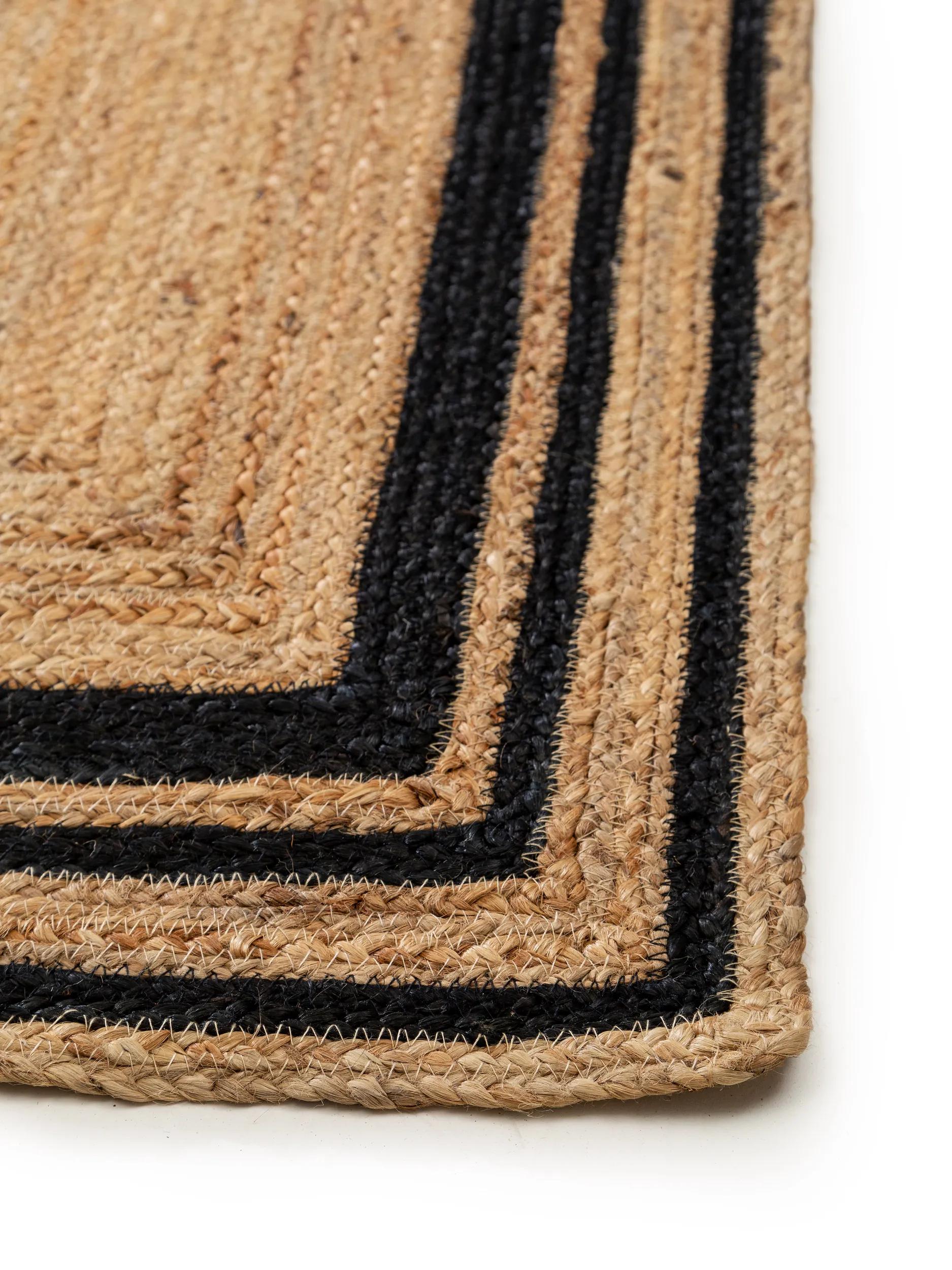 Jute Rug Jutta Black
