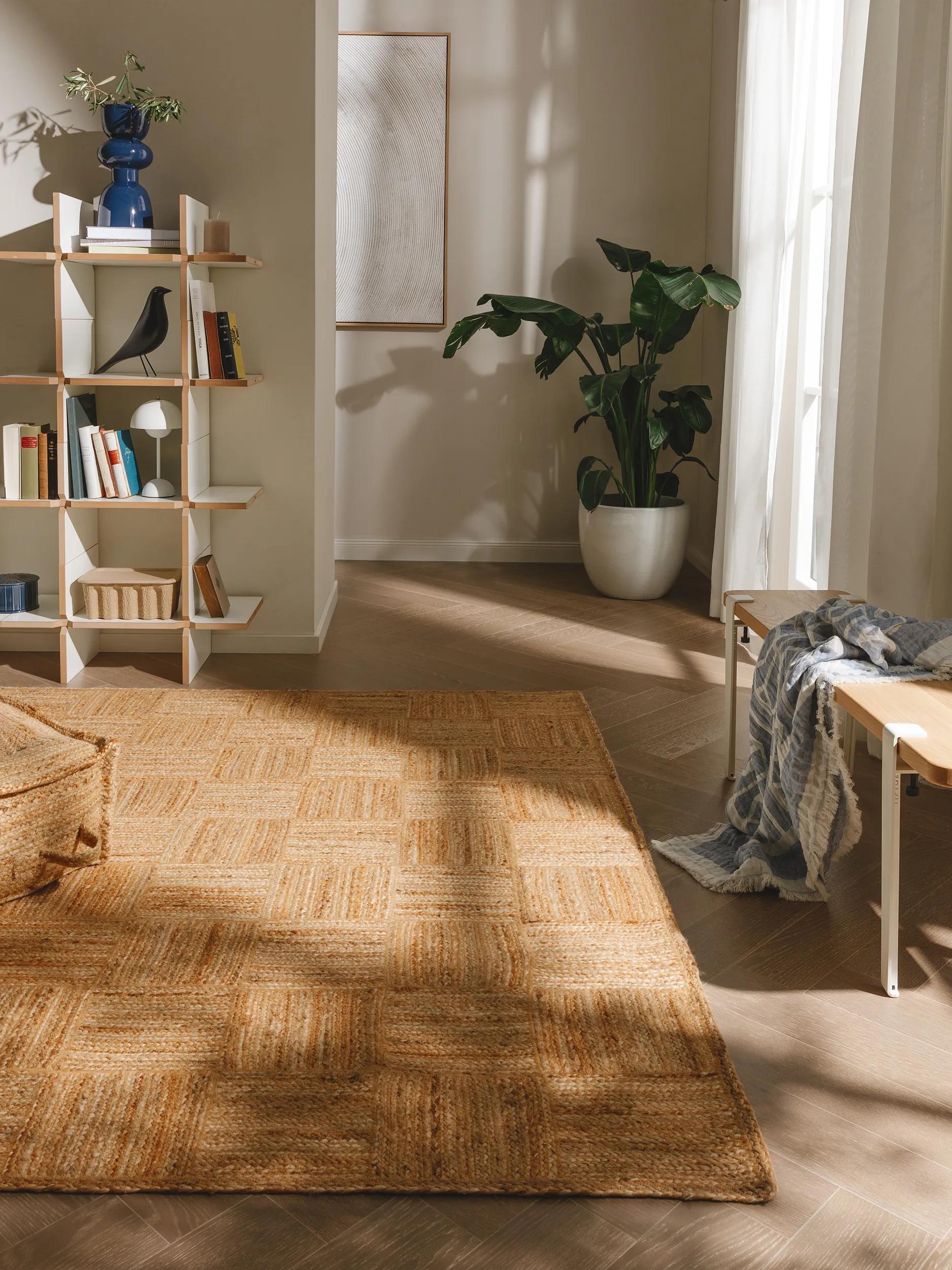 Jute Rug Jutta Light Brown