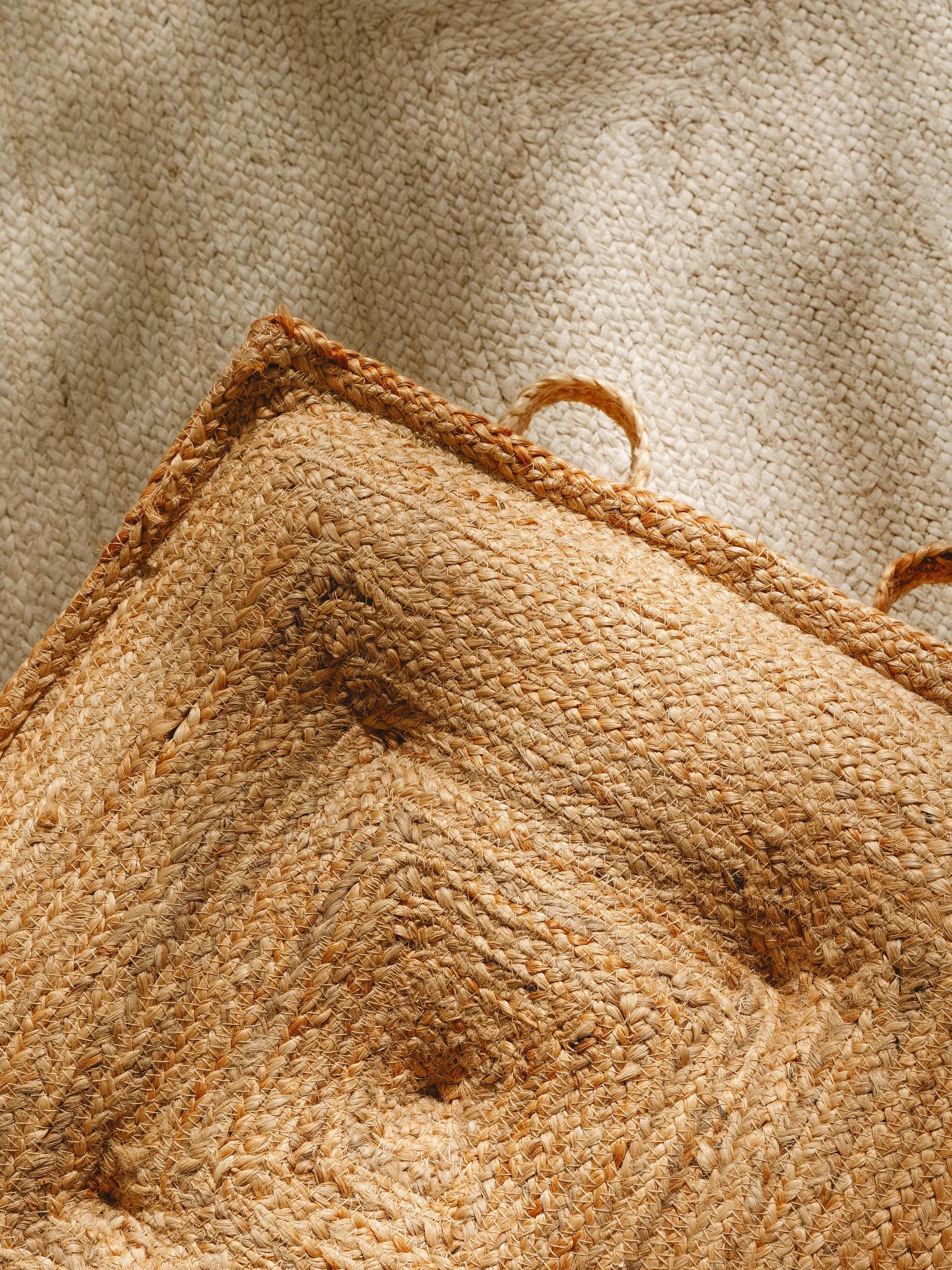 Floor cushion Jutta Light Brown