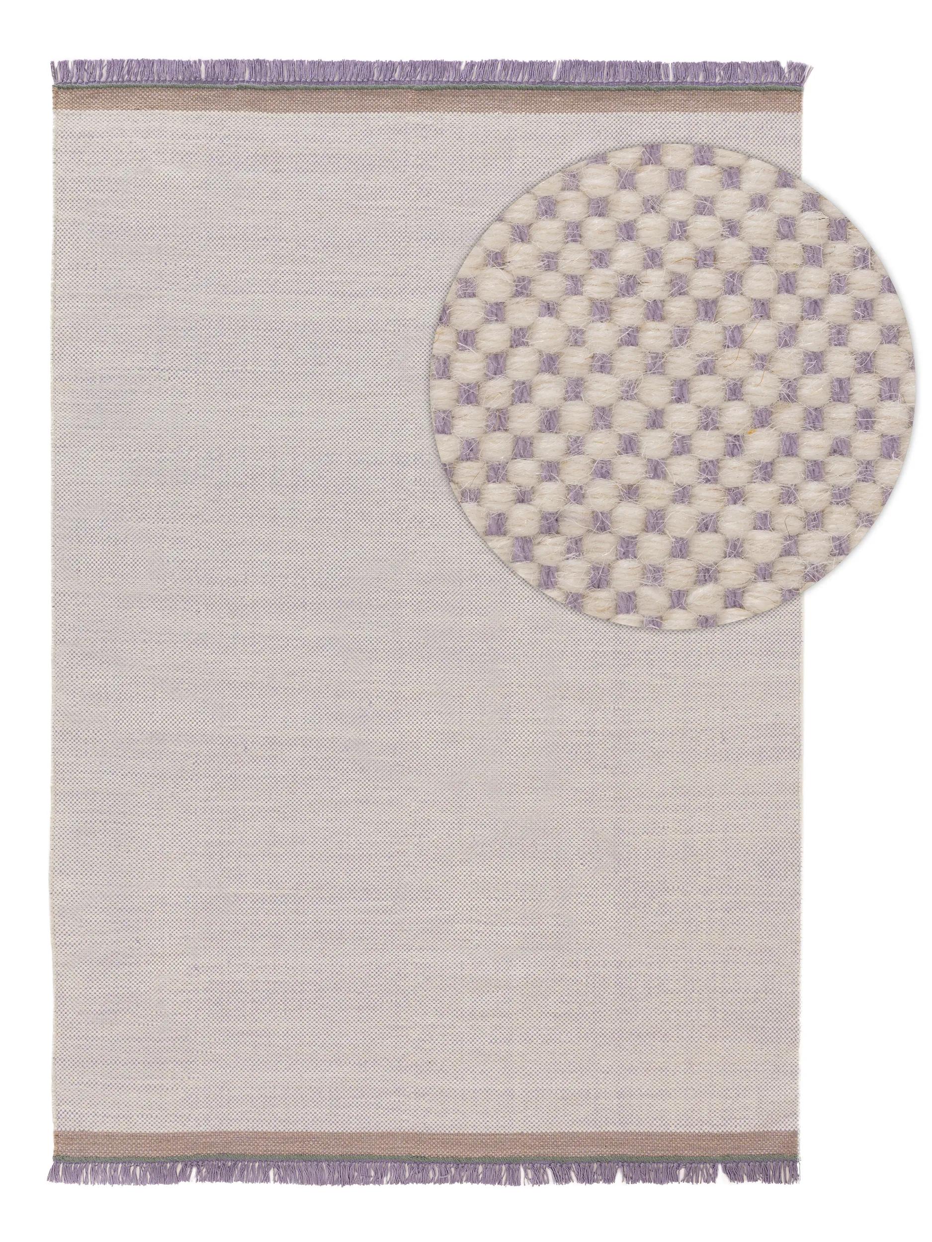 Wool Rug Karla Purple