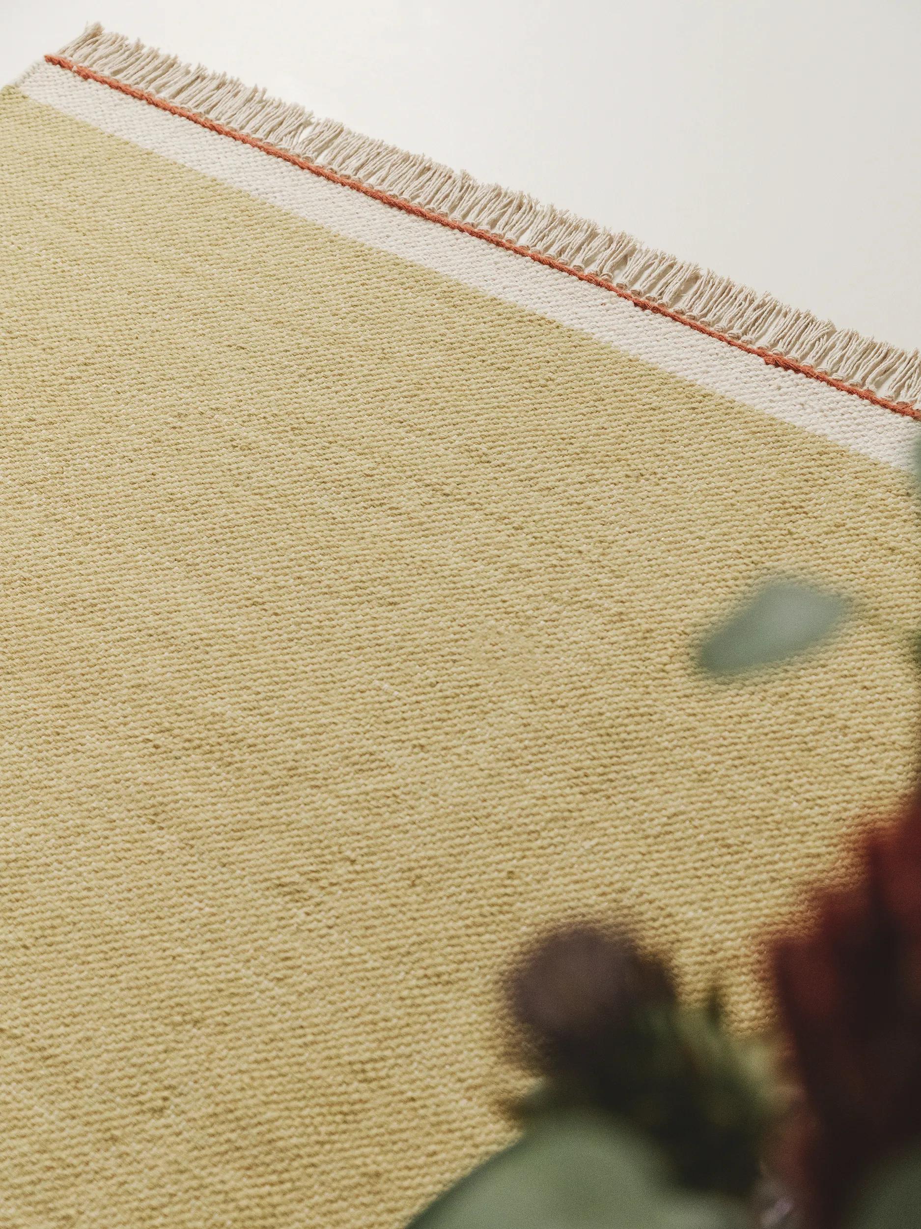 Alfombra de lana Karla verde