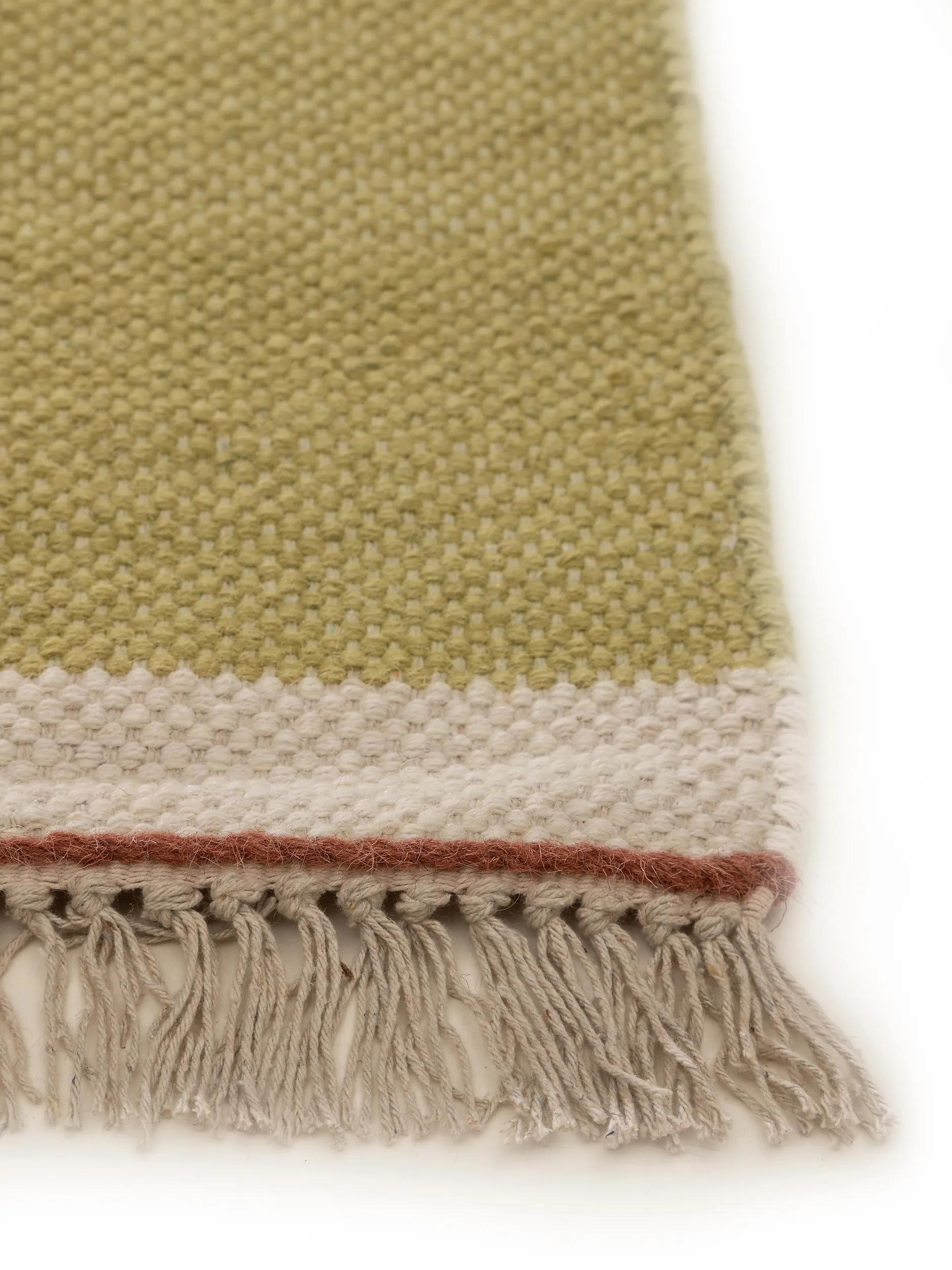 Alfombra de lana Karla verde